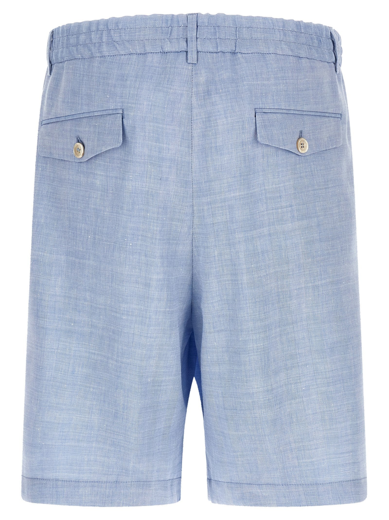 Brunello Cucinelli Men Chevron Bermuda Shorts BRUNELLO CUCINELLI