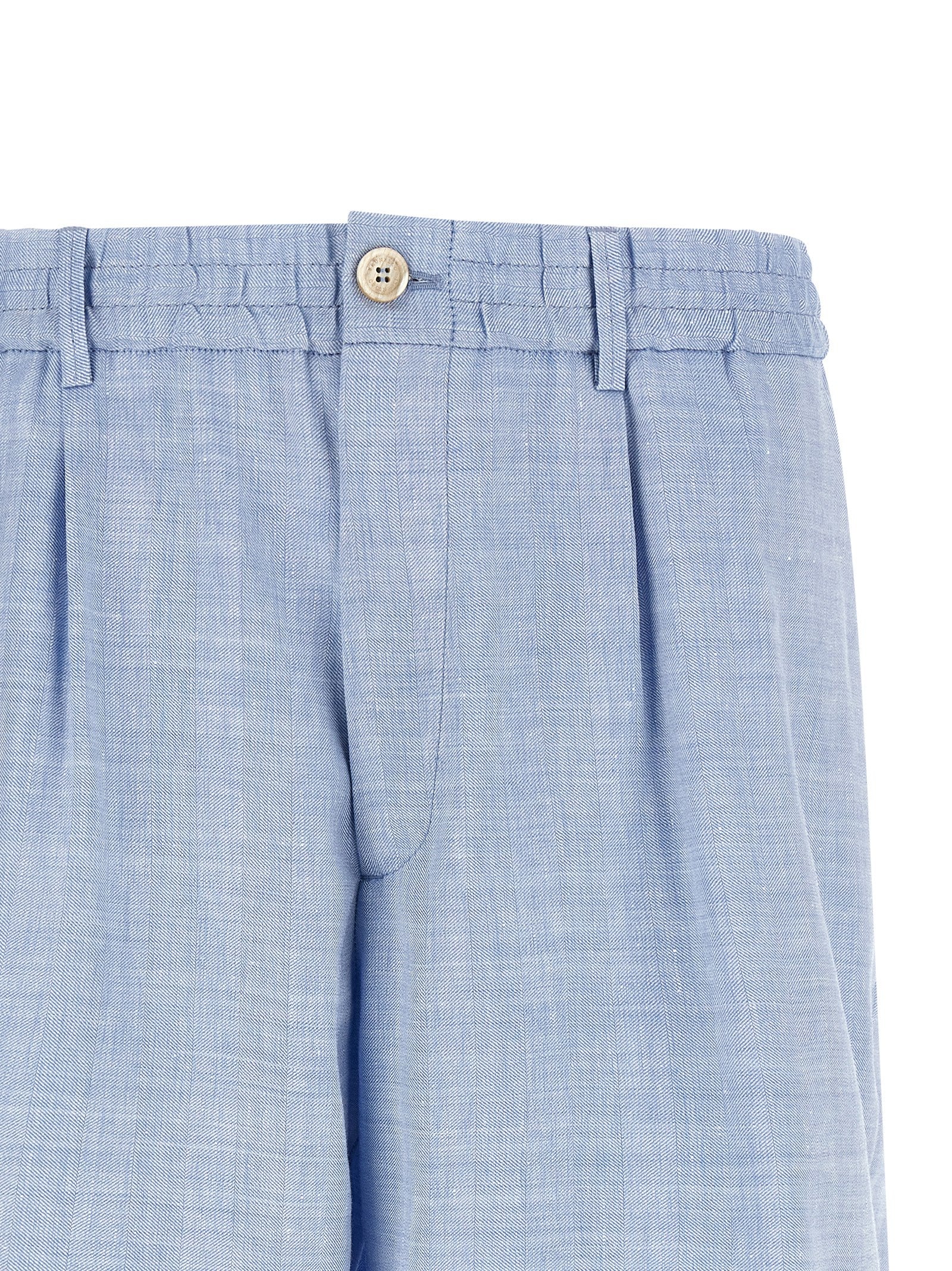 Brunello Cucinelli Men Chevron Bermuda Shorts BRUNELLO CUCINELLI