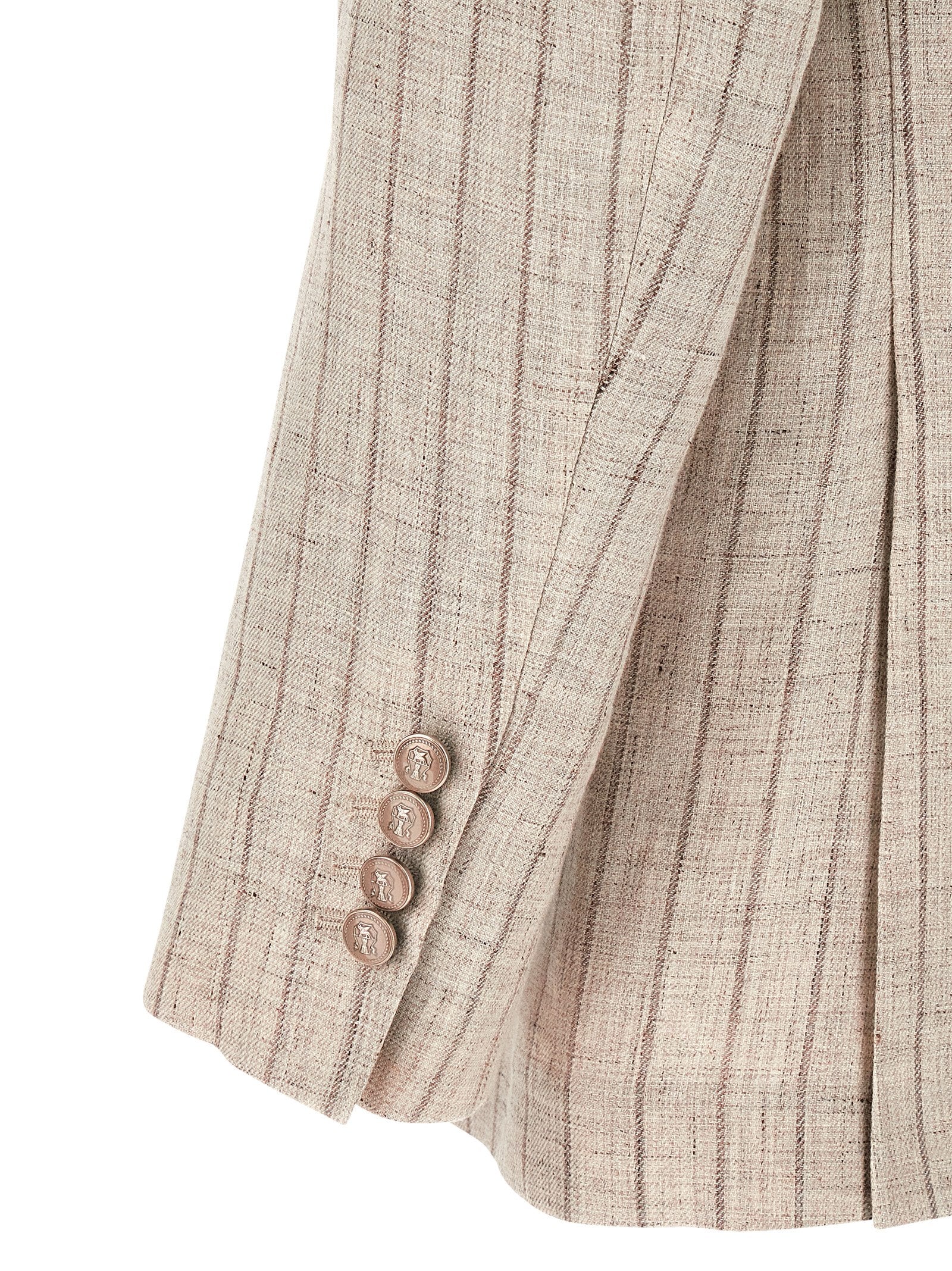 Brunello Cucinelli Men Pinstripe Twill Blazer BRUNELLO CUCINELLI