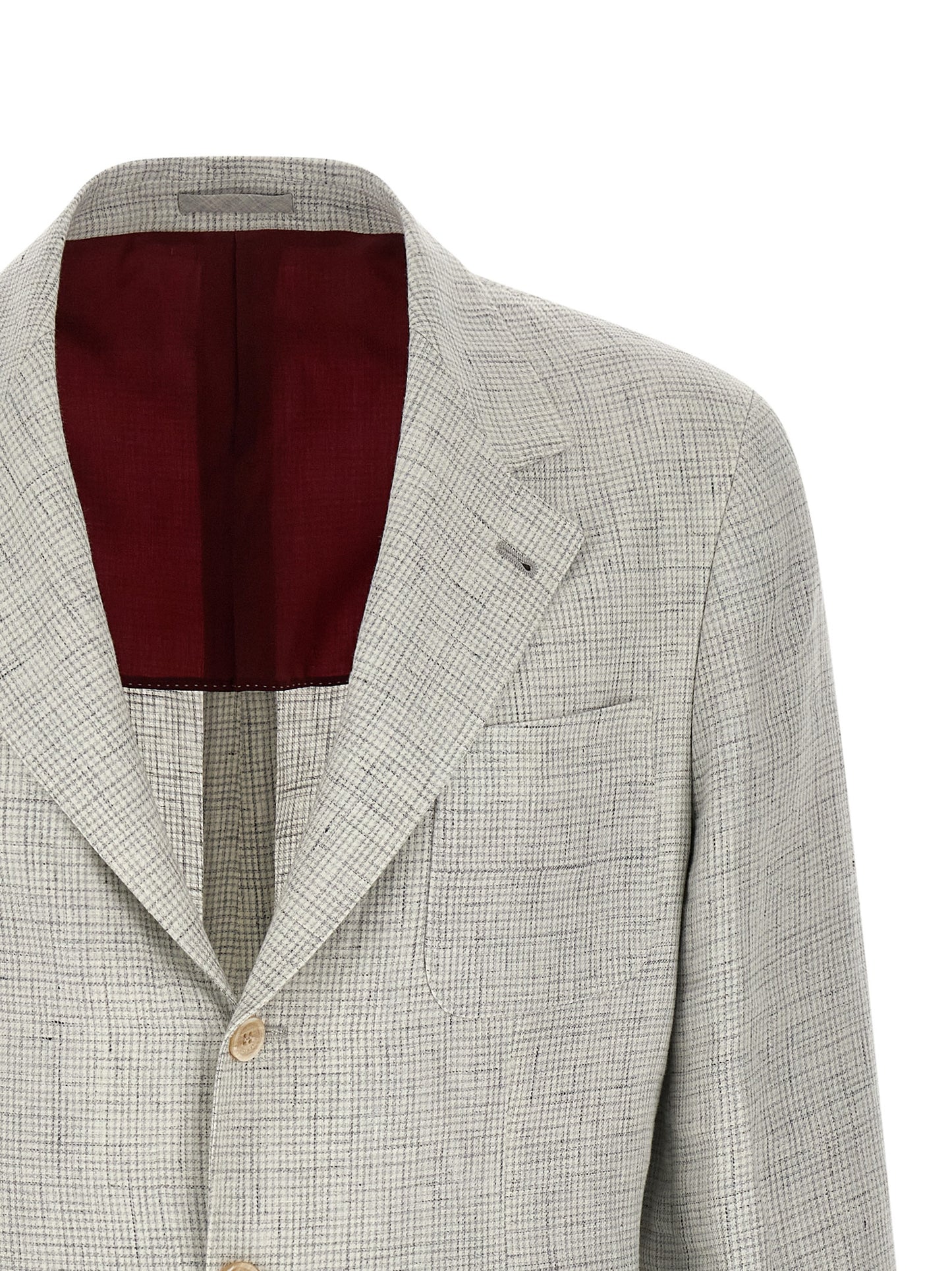 Brunello Cucinelli Men Linen Operated Blazer BRUNELLO CUCINELLI