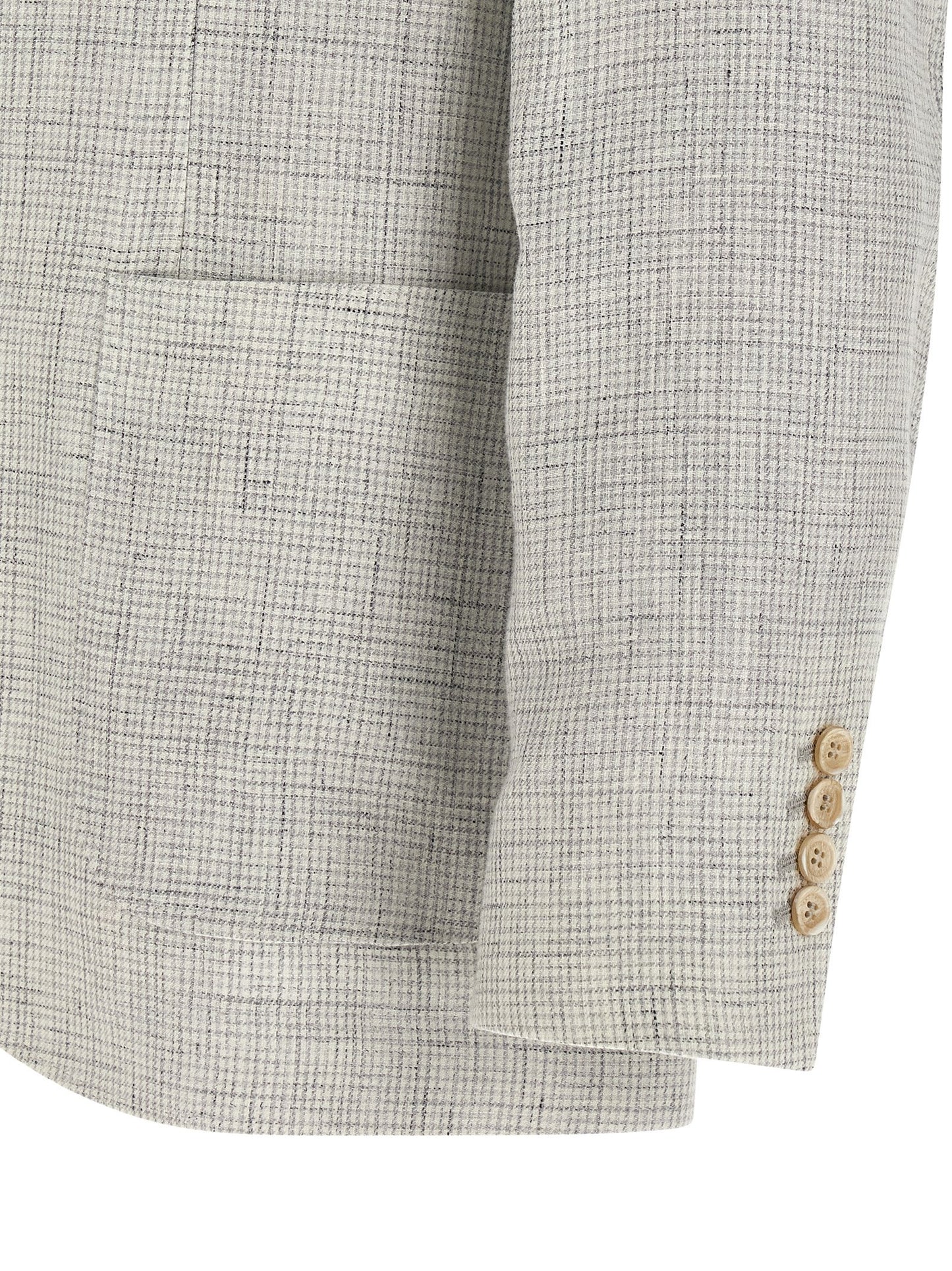 Brunello Cucinelli Men Linen Operated Blazer BRUNELLO CUCINELLI