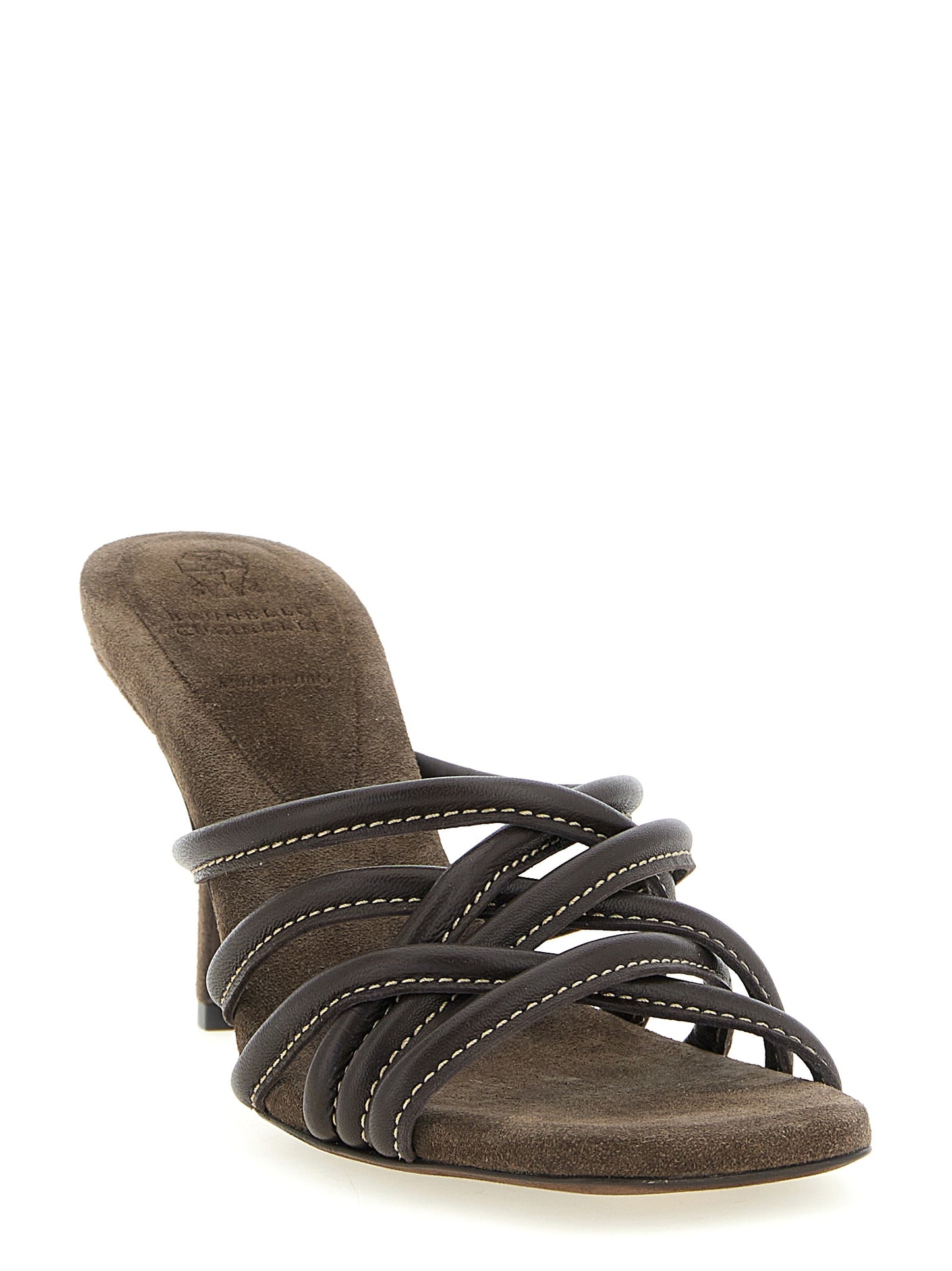 Brunello Cucinelli Women Leather Sandals BRUNELLO CUCINELLI