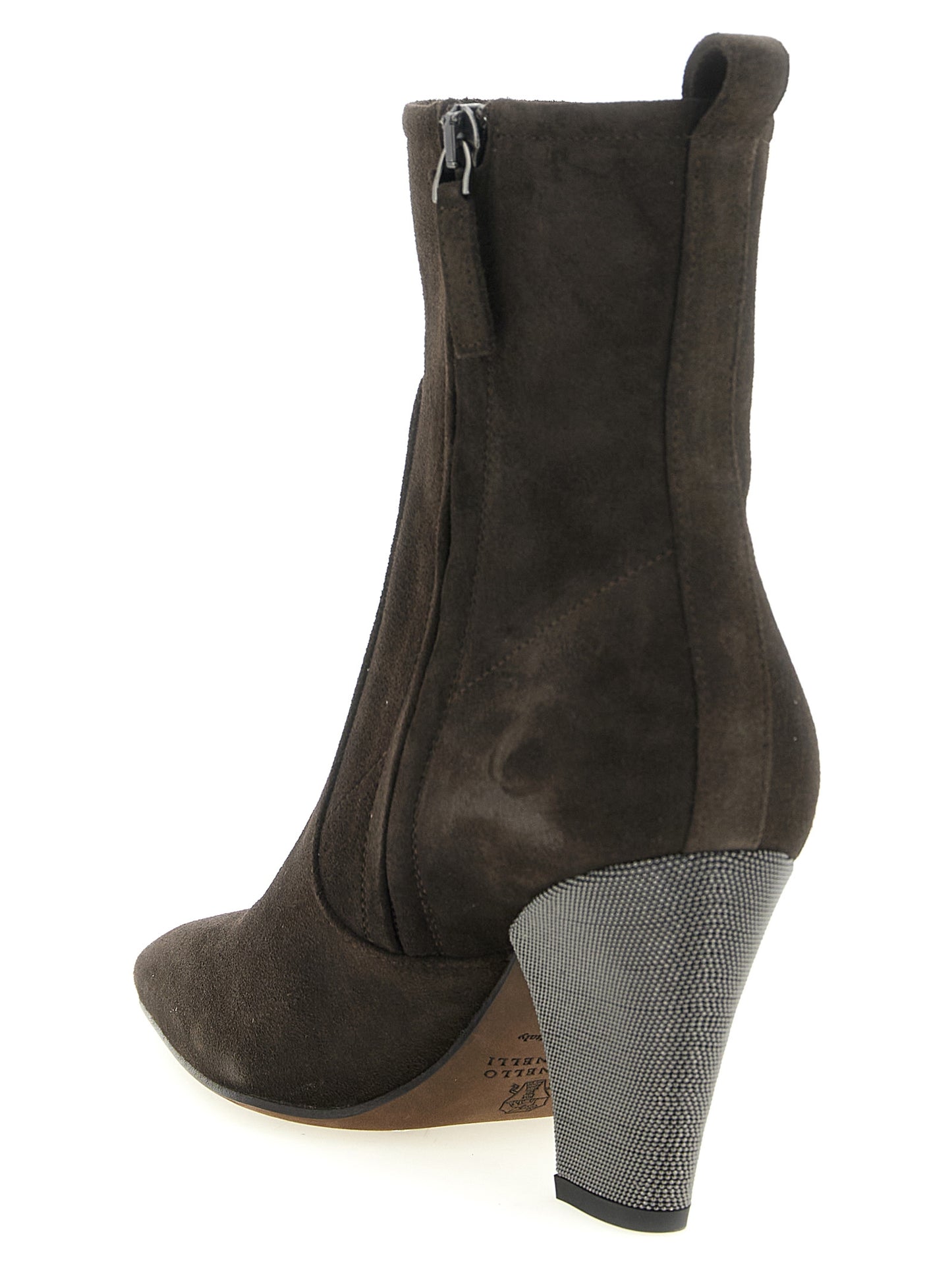 Brunello Cucinelli Women 'Precious Heel' Ankle Boots BRUNELLO CUCINELLI