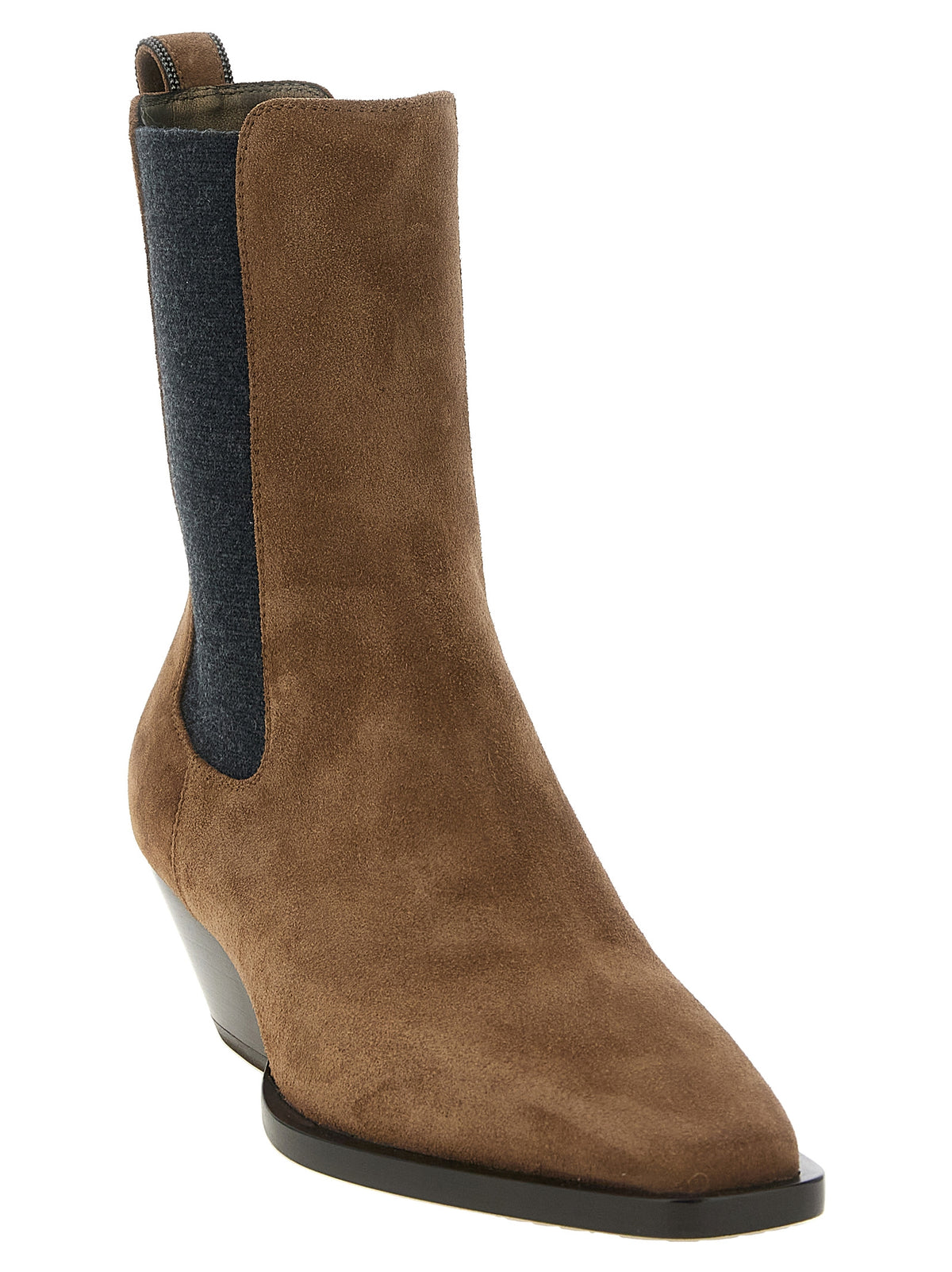 Brunello Cucinelli Women 'Precious Loop Detail' Ankle Boots BRUNELLO CUCINELLI