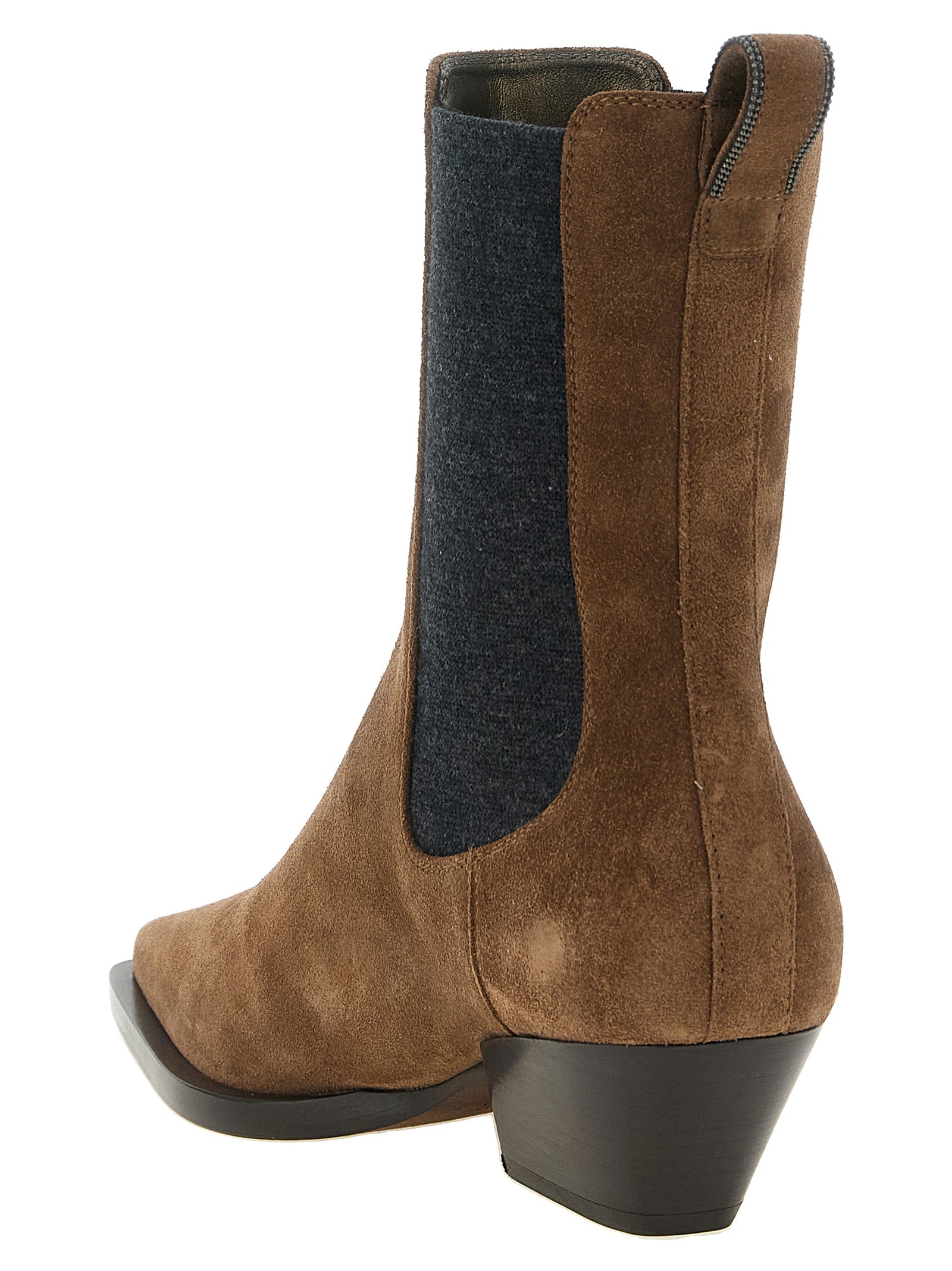Brunello Cucinelli Women 'Precious Loop Detail' Ankle Boots BRUNELLO CUCINELLI