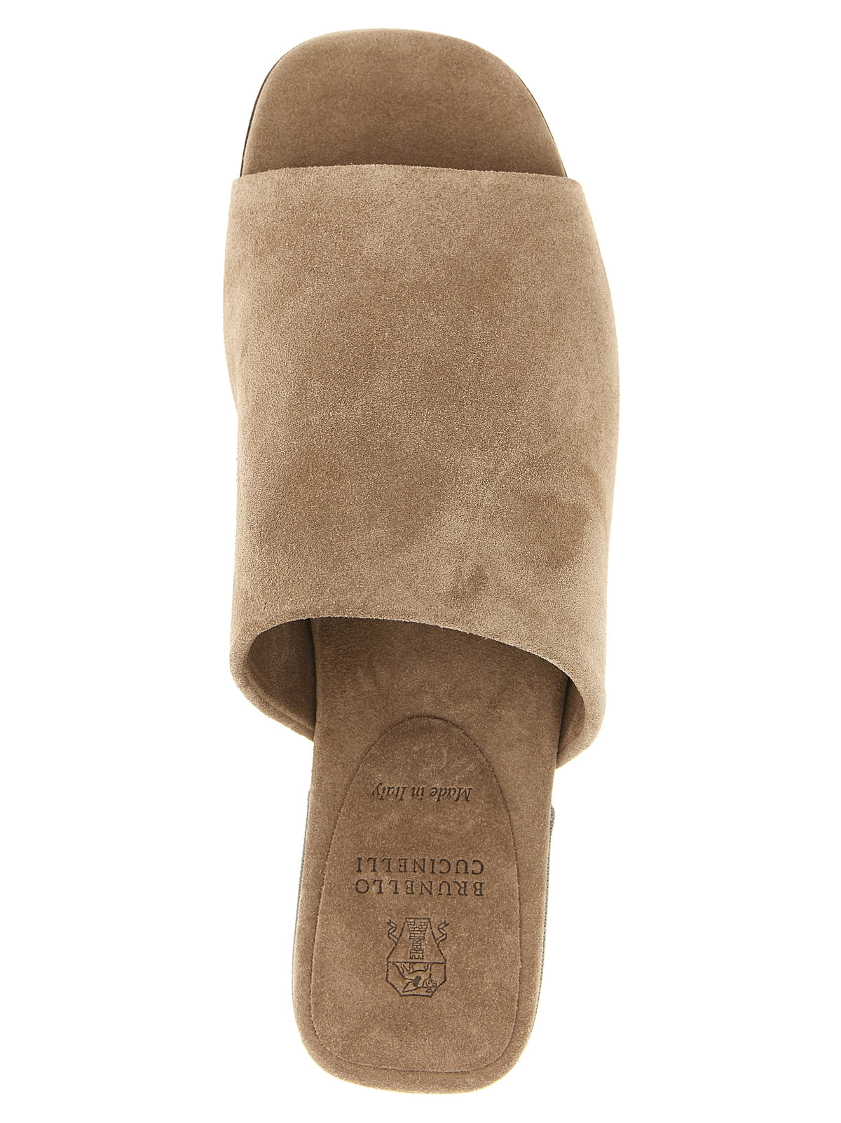Brunello Cucinelli Women Monile Suede Sandals BRUNELLO CUCINELLI