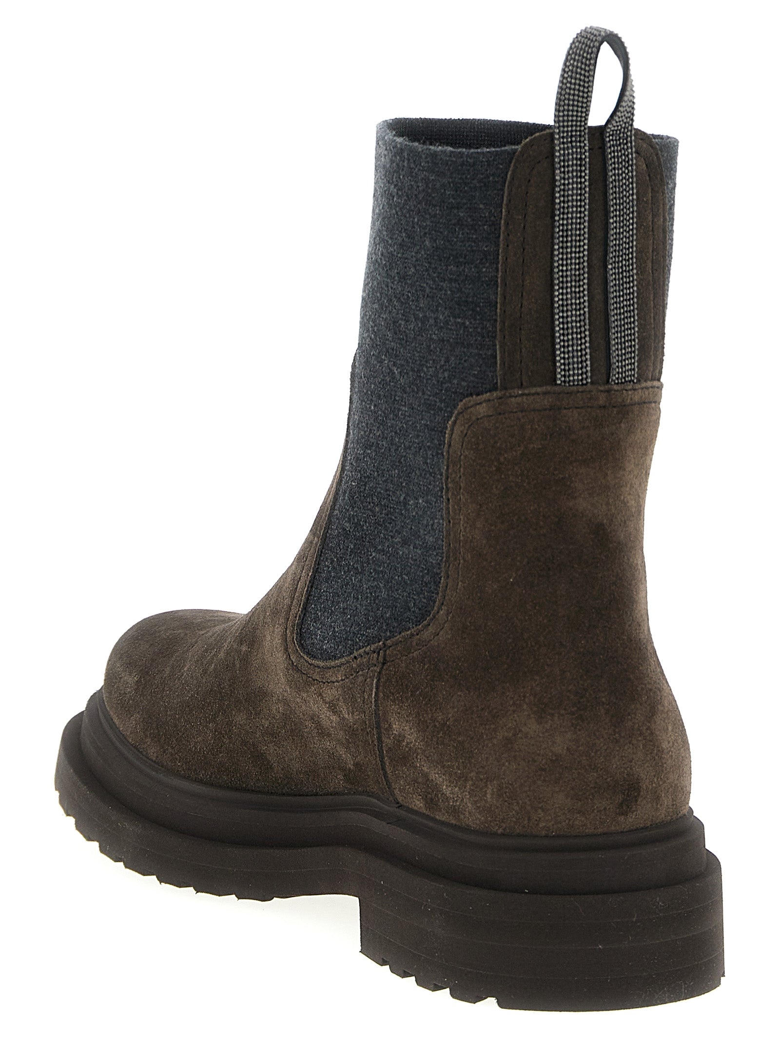 Brunello Cucinelli Women 'Precious Loop Detail' Ankle Boots BRUNELLO CUCINELLI