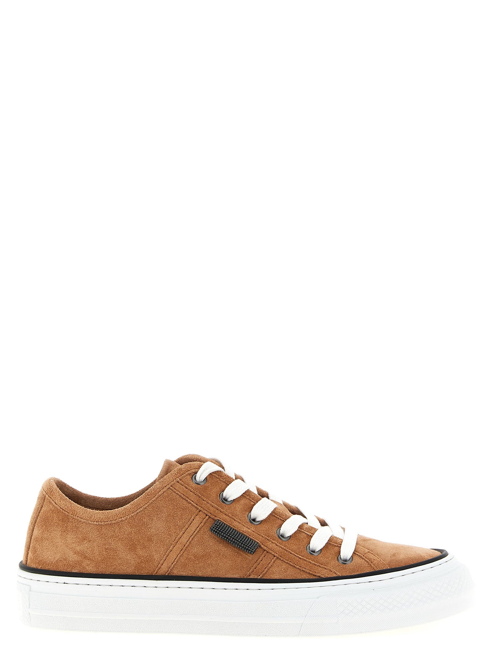 Brunello Cucinelli Women 'Shiny Tab' Sneakers BRUNELLO CUCINELLI