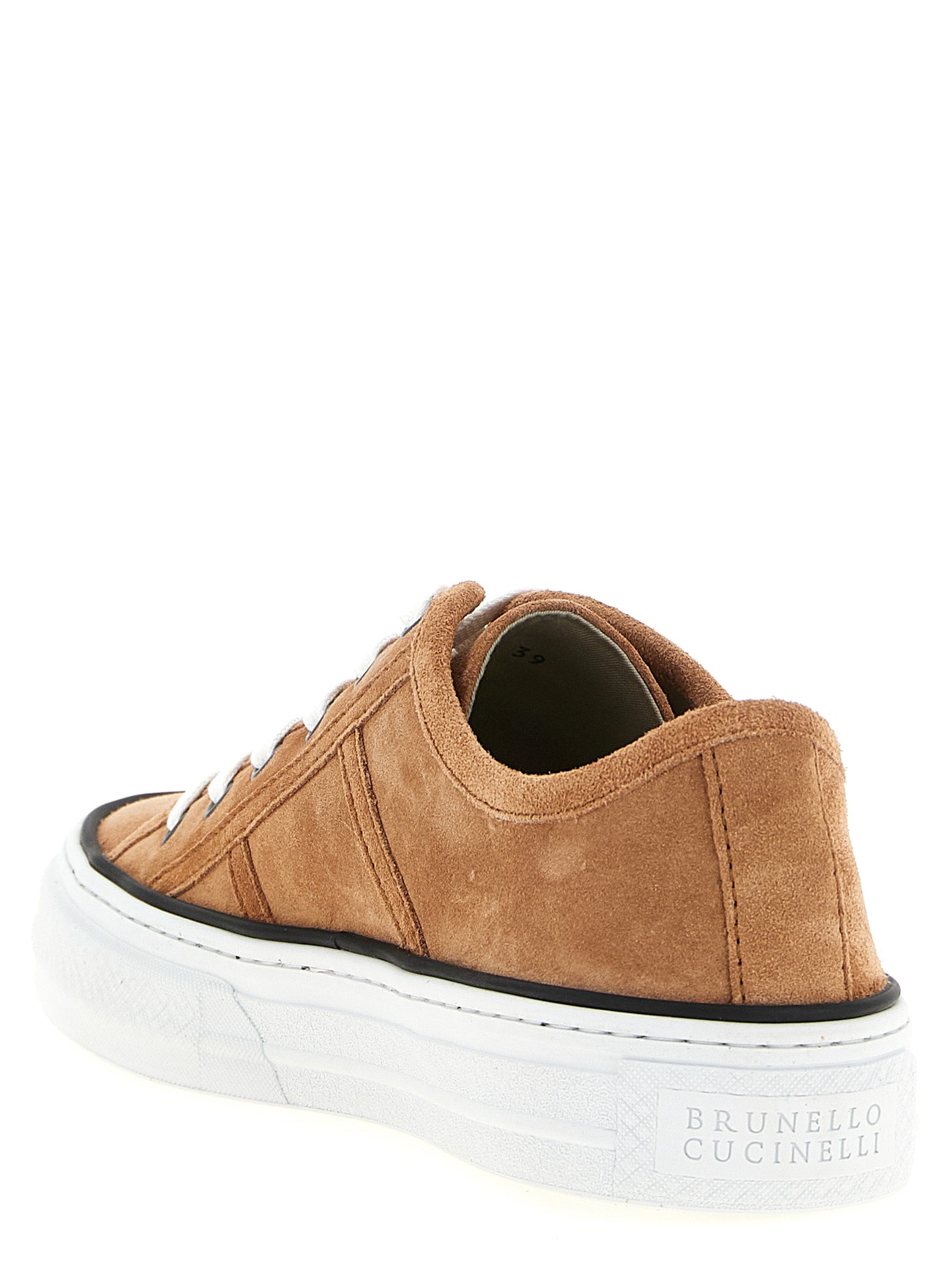 Brunello Cucinelli Women 'Shiny Tab' Sneakers BRUNELLO CUCINELLI