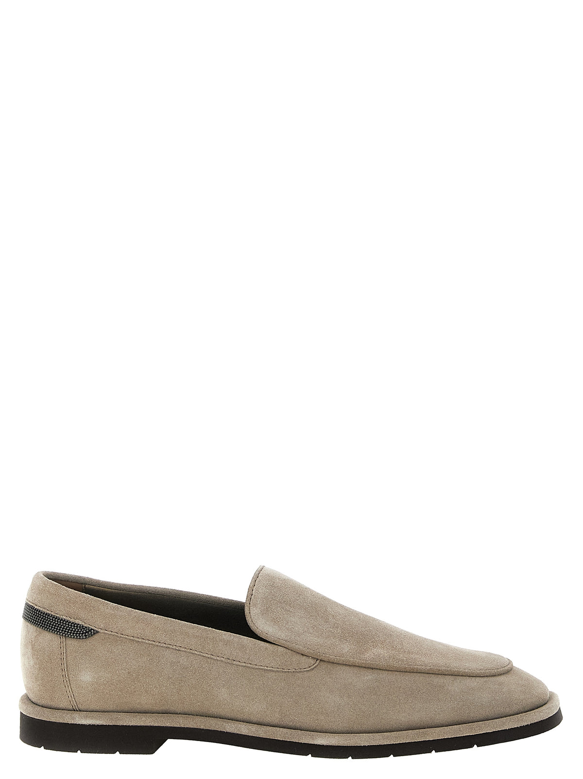 Brunello Cucinelli Women 'Monile' Suede Loafers BRUNELLO CUCINELLI