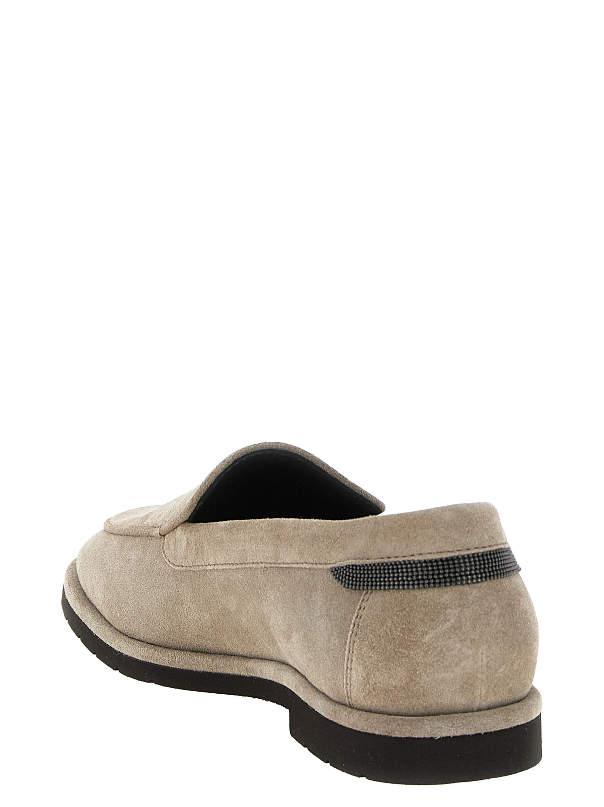 Brunello Cucinelli Women 'Monile' Suede Loafers BRUNELLO CUCINELLI