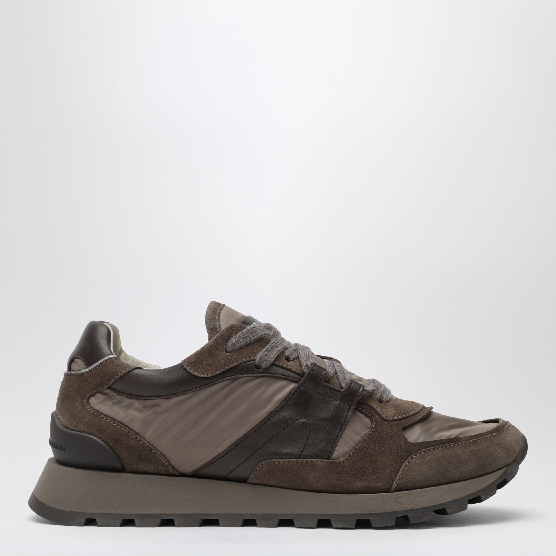 Brunello Cucinelli Torba Leather Sneakers Women BRUNELLO CUCINELLI