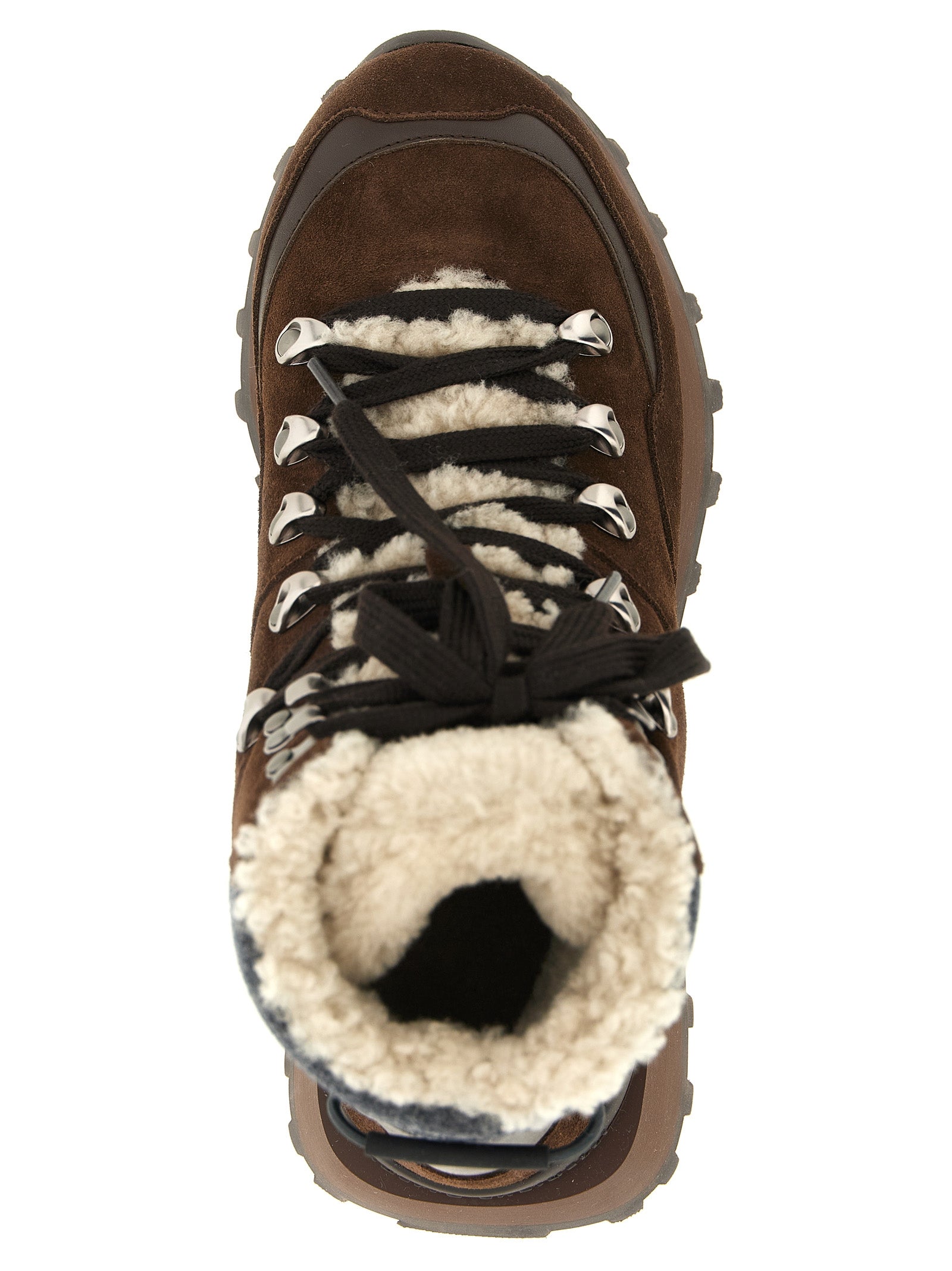 Brunello Cucinelli Women Lace-Up Ankle Boots With Hooks BRUNELLO CUCINELLI