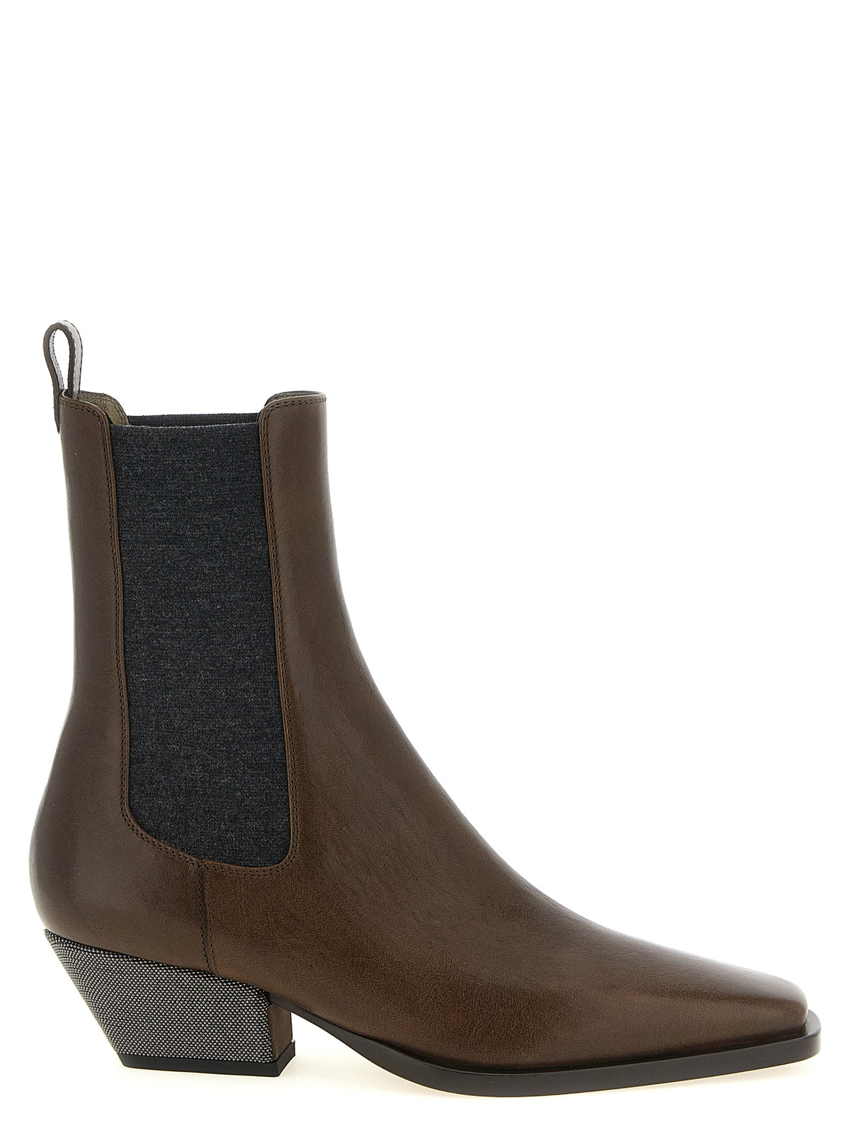 Brunello Cucinelli Women 'Precious Heel' Ankle Boots BRUNELLO CUCINELLI