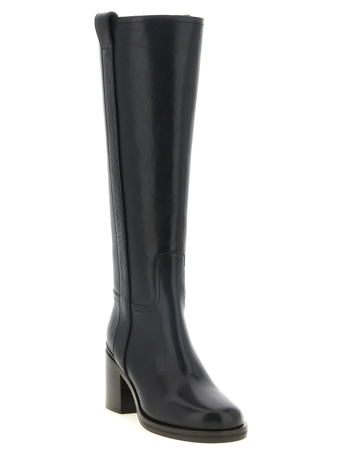 Brunello Cucinelli Women Riding Leather Boots With 'Precious Detail' BRUNELLO CUCINELLI