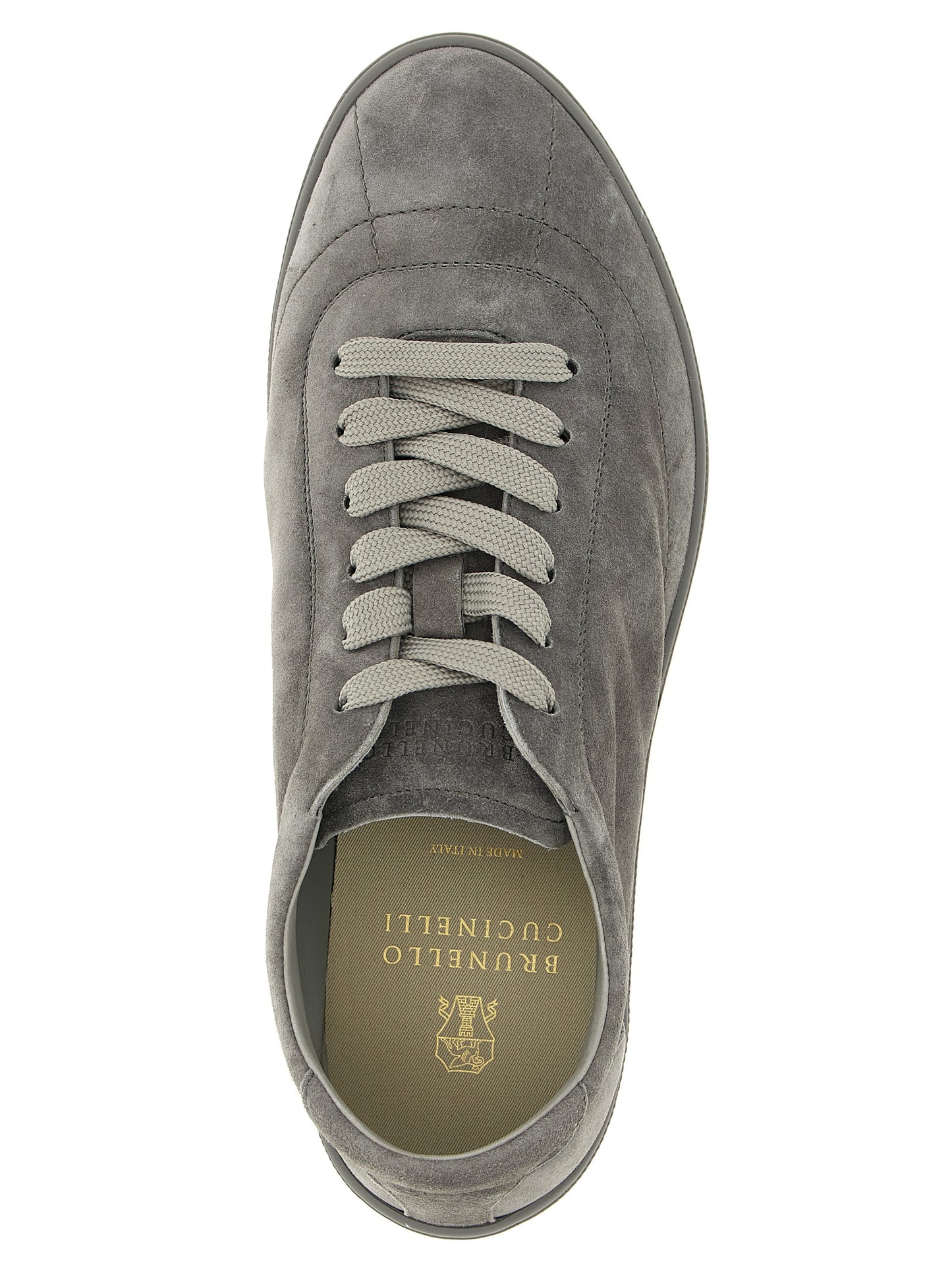 Brunello Cucinelli Men Suede 'Light' Sneakers BRUNELLO CUCINELLI