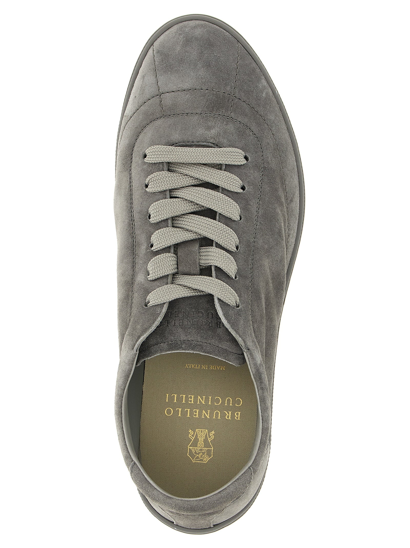 Brunello Cucinelli Men Suede 'Light' Sneakers BRUNELLO CUCINELLI