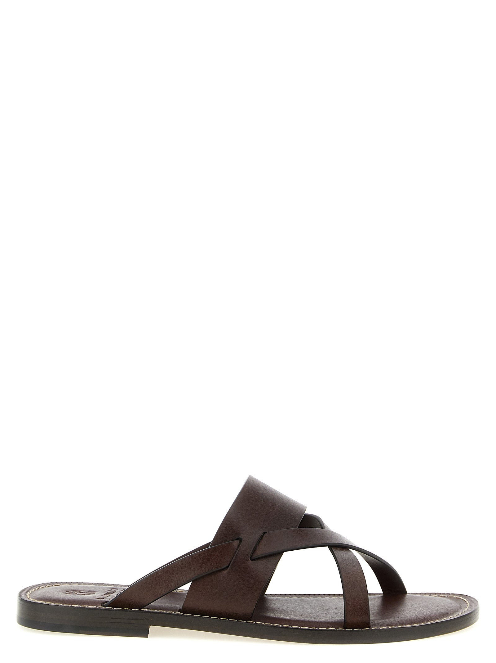 Brunello Cucinelli Men Leather Sandals BRUNELLO CUCINELLI