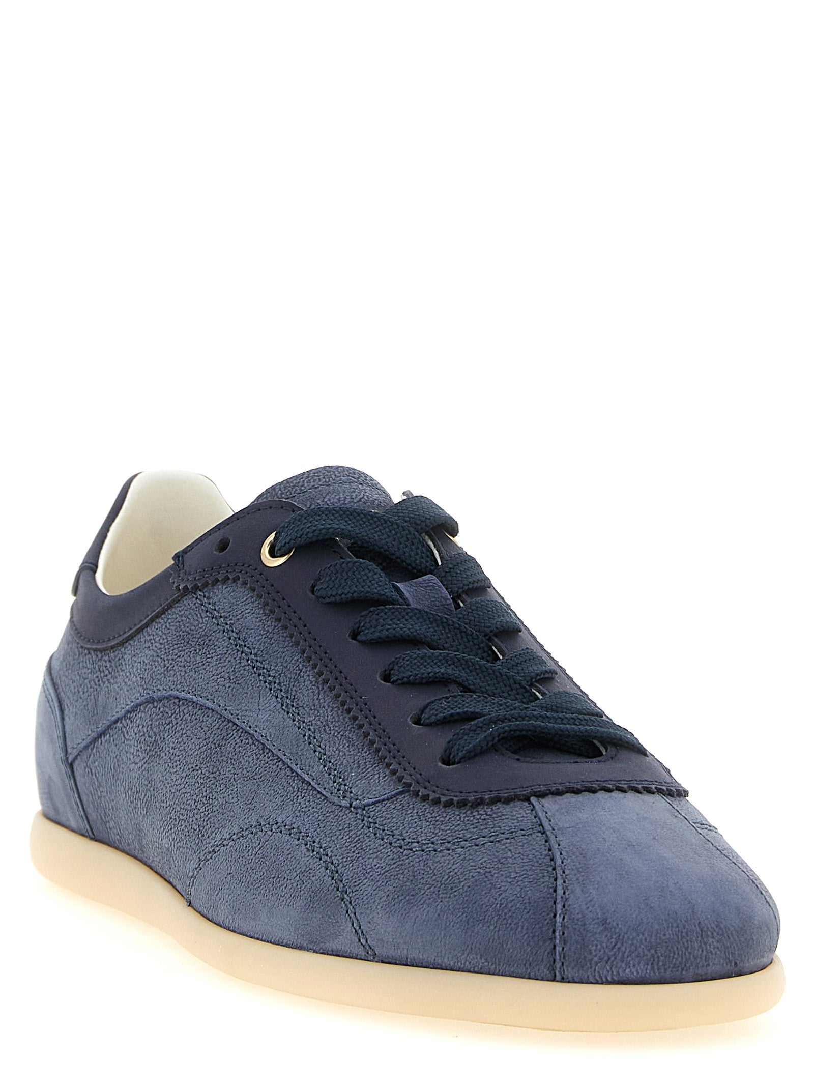 Brunello Cucinelli Men Texture Nubuck Sneakers BRUNELLO CUCINELLI