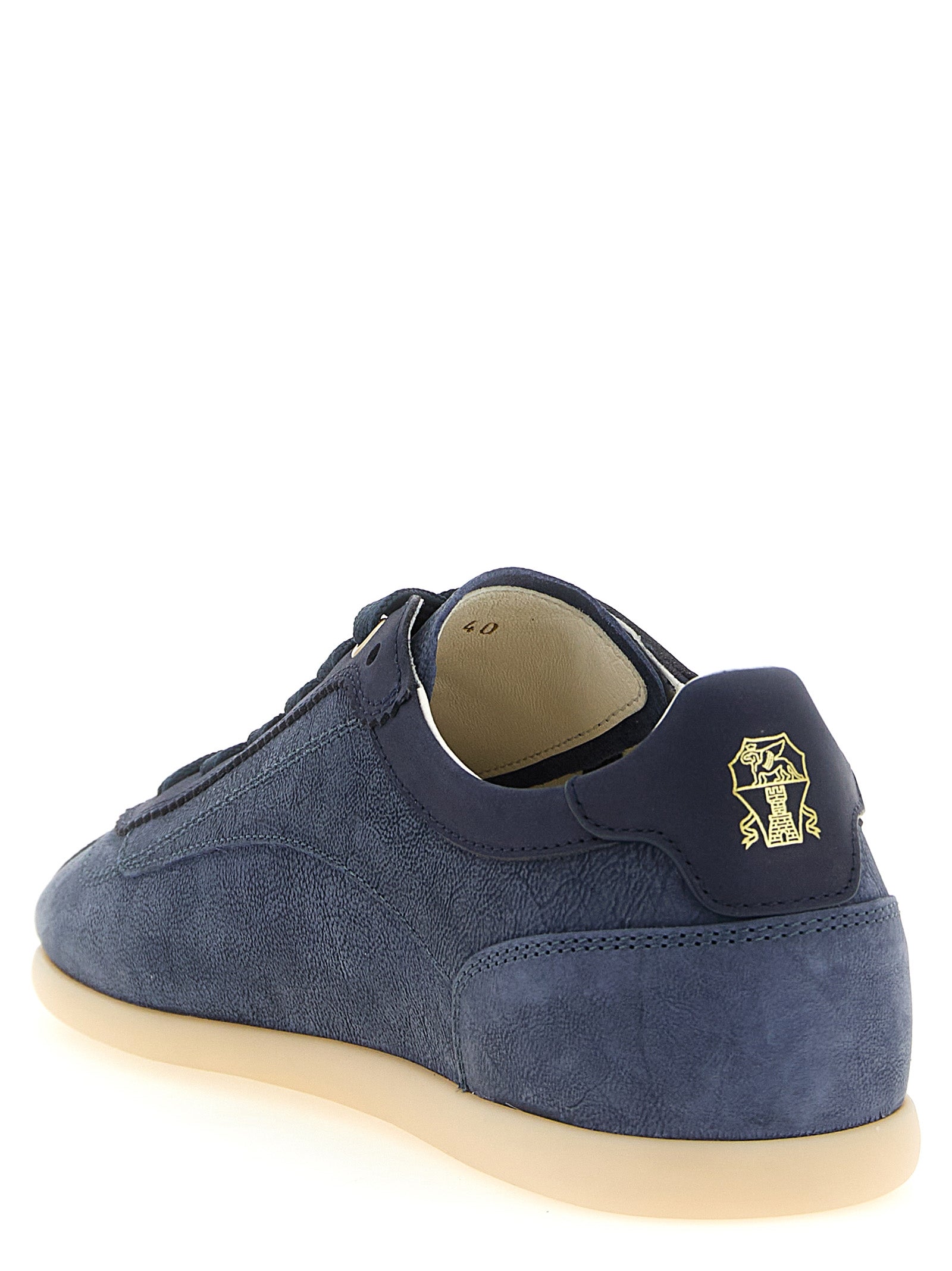 Brunello Cucinelli Men Texture Nubuck Sneakers BRUNELLO CUCINELLI