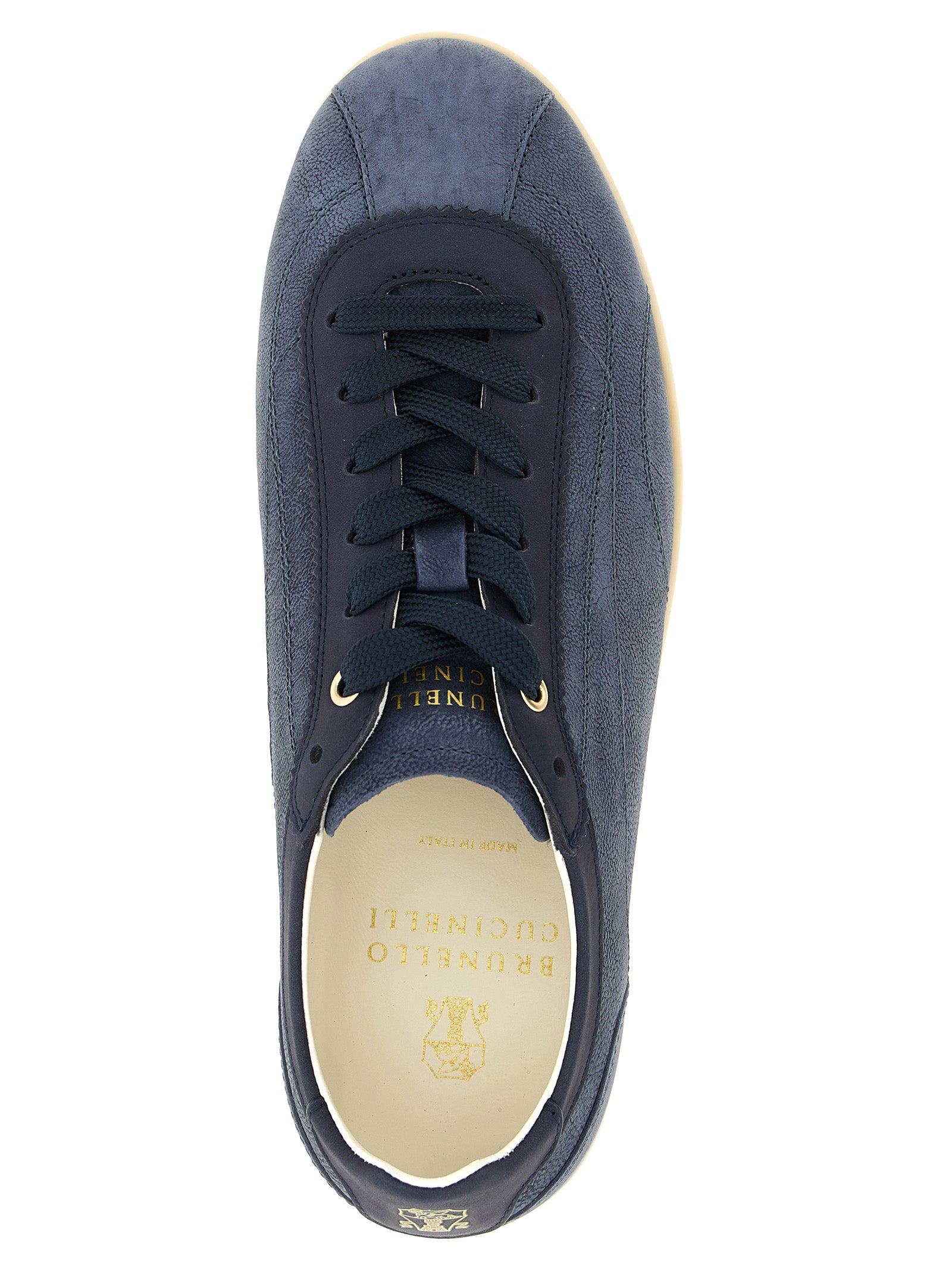 Brunello Cucinelli Men Texture Nubuck Sneakers BRUNELLO CUCINELLI