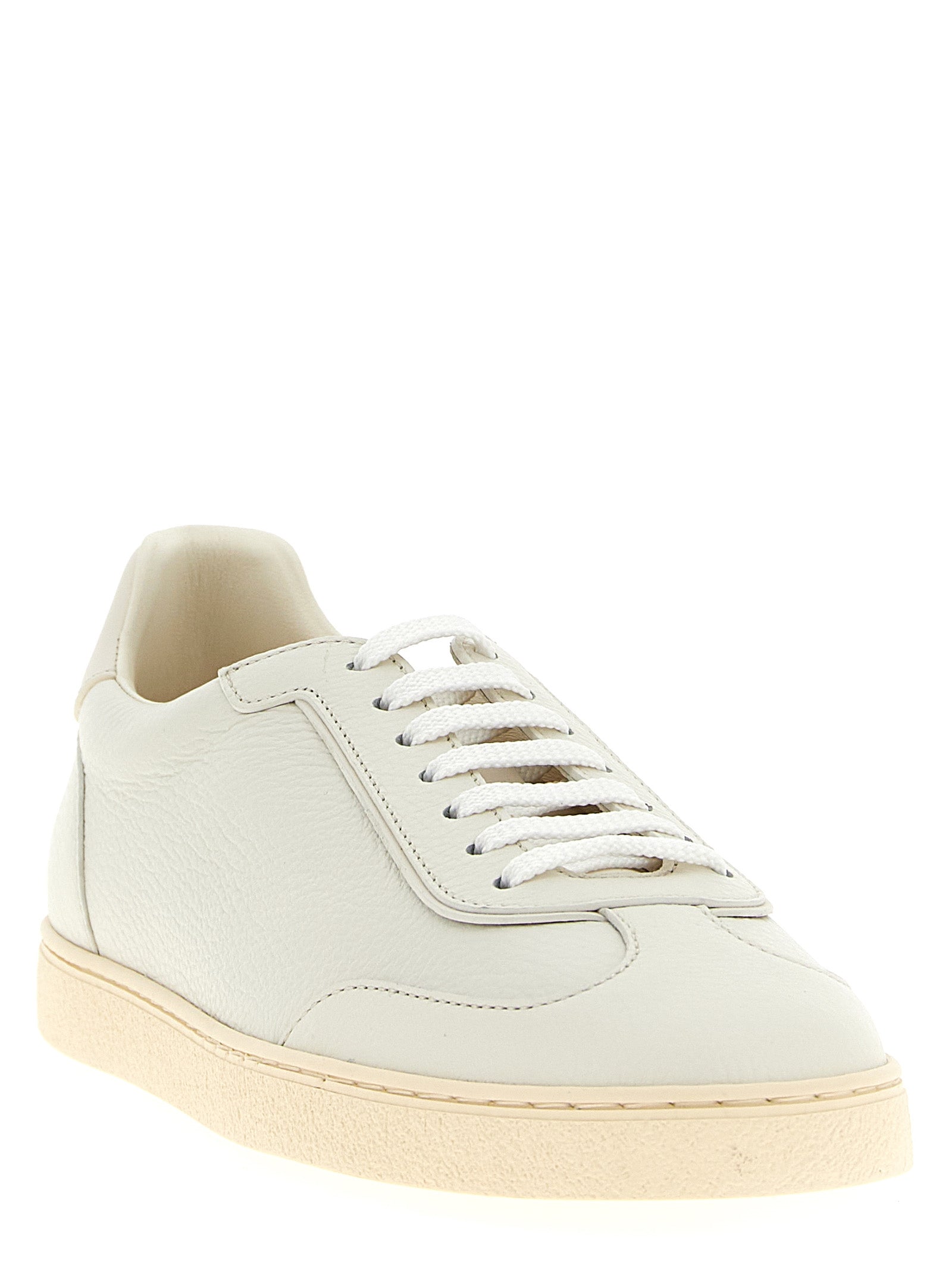 Brunello Cucinelli Men Deer Leather Sneakers BRUNELLO CUCINELLI