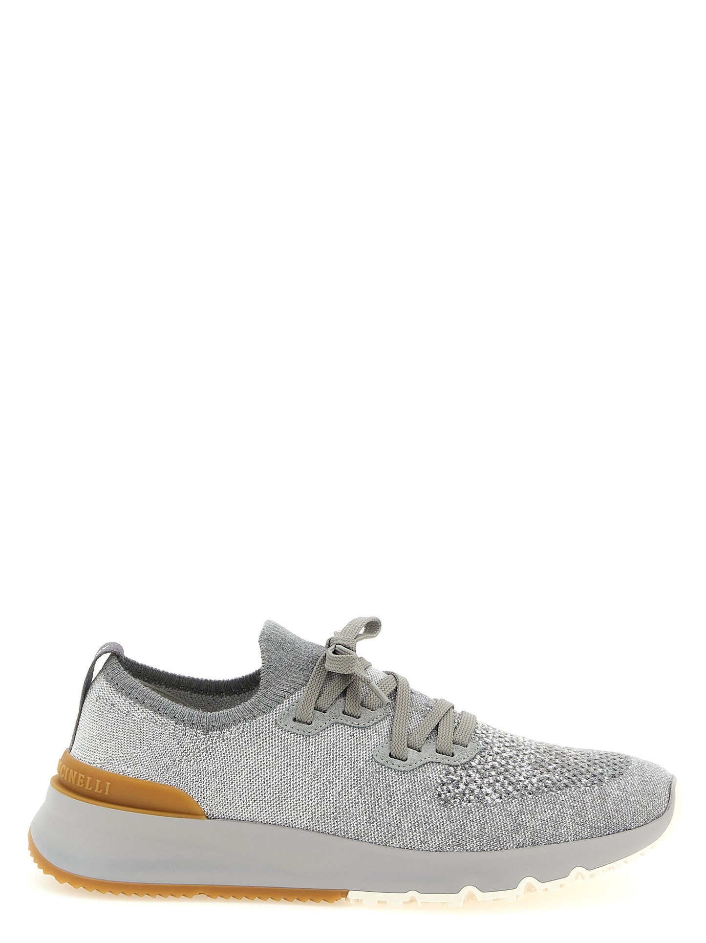 Brunello Cucinelli Men Knitted Sneakers BRUNELLO CUCINELLI