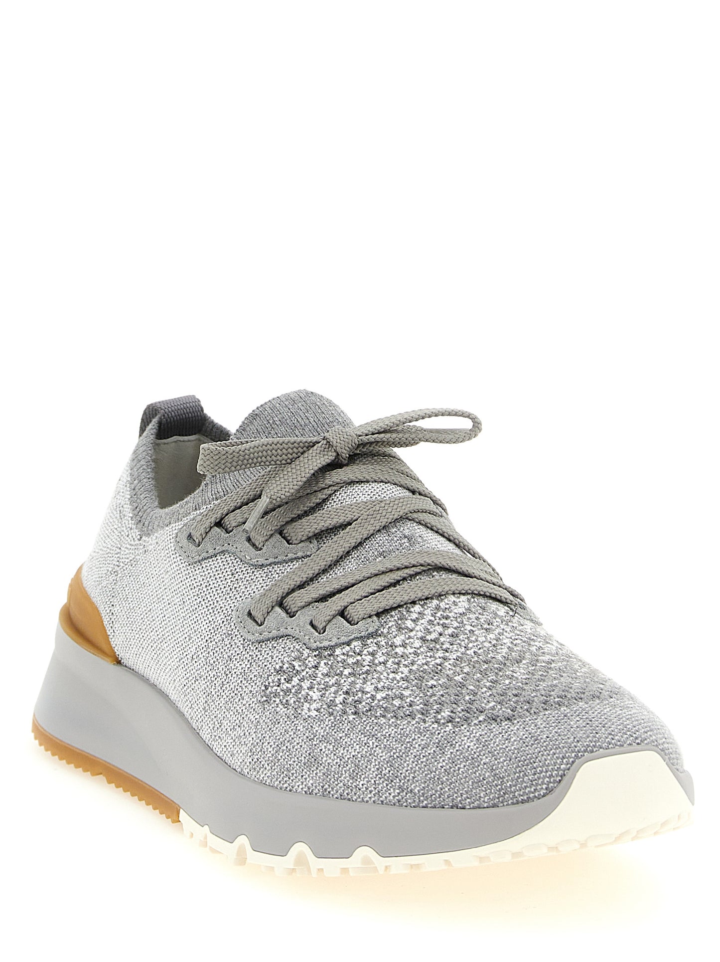 Brunello Cucinelli Men Knitted Sneakers BRUNELLO CUCINELLI