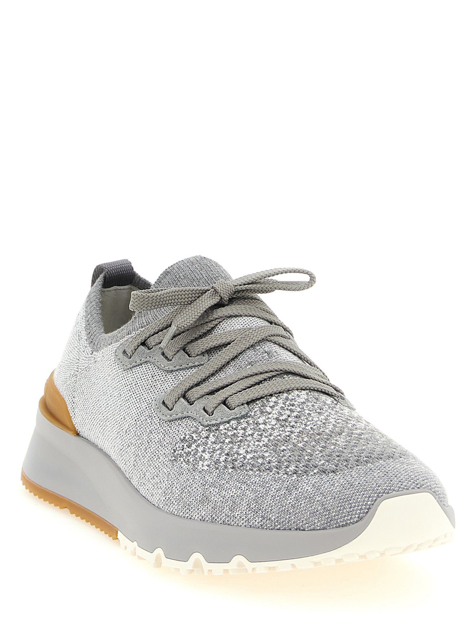 Brunello Cucinelli Men Knitted Sneakers BRUNELLO CUCINELLI