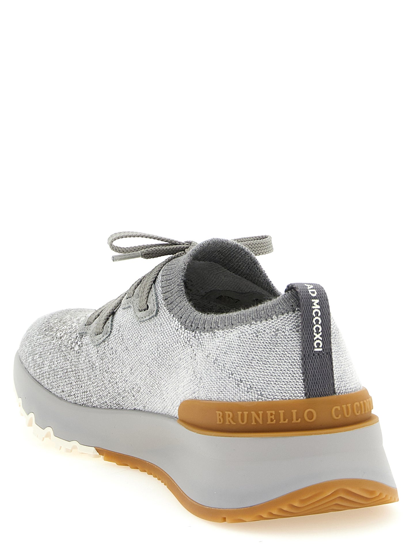 Brunello Cucinelli Men Knitted Sneakers BRUNELLO CUCINELLI