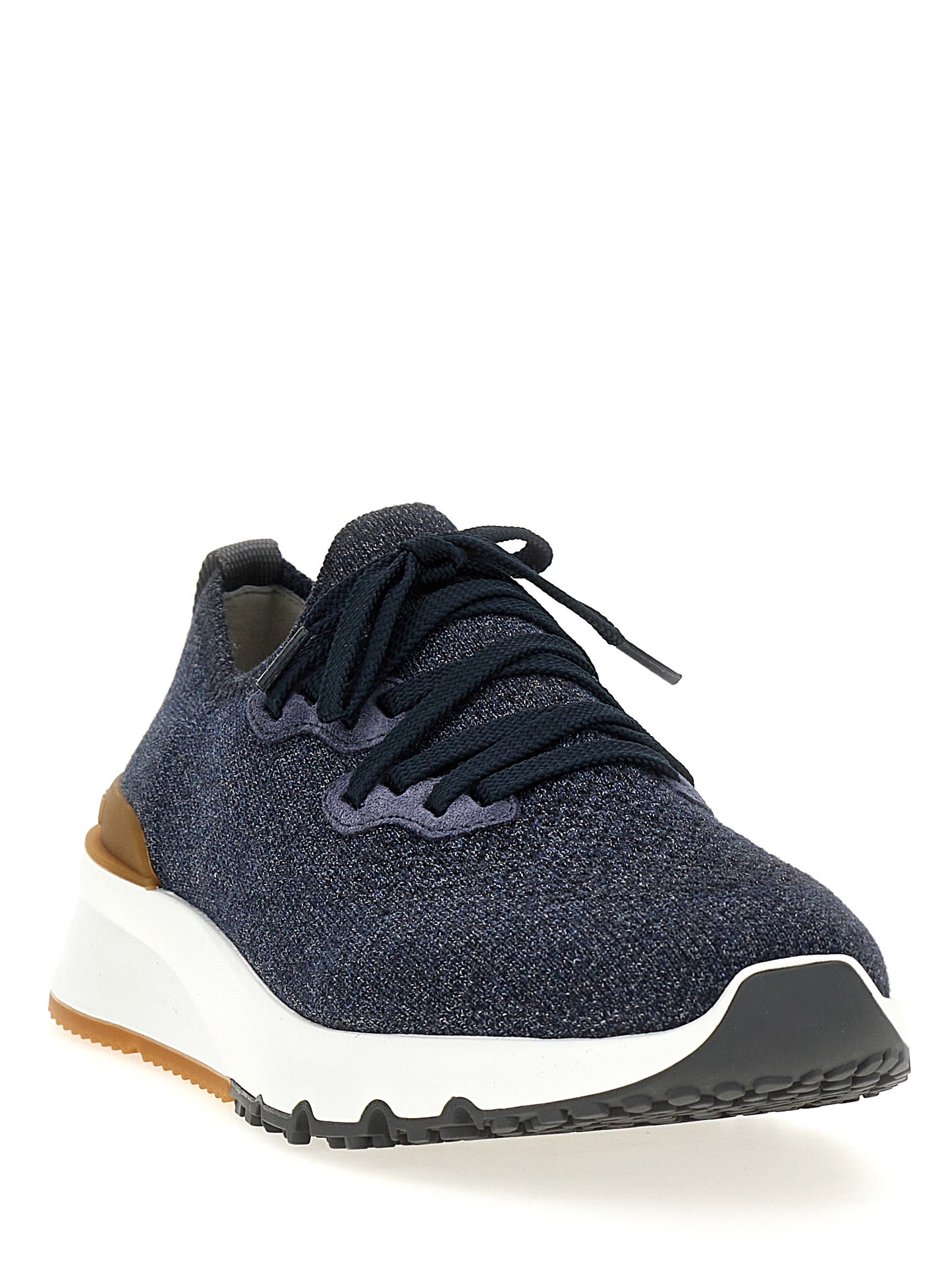 Brunello Cucinelli Men Knitted Sneakers BRUNELLO CUCINELLI