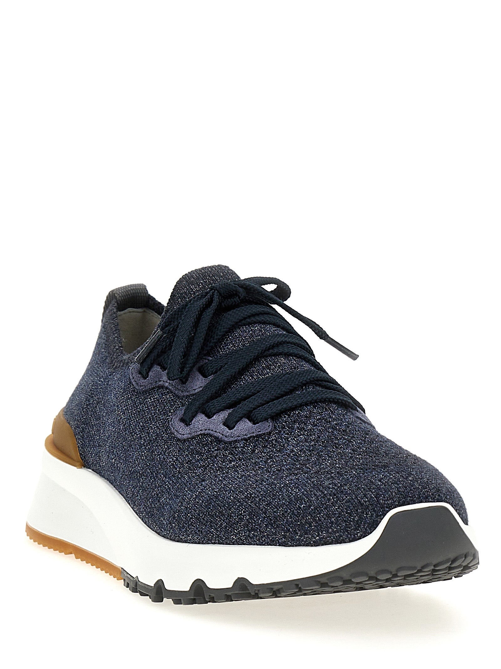 Brunello Cucinelli Men Knitted Sneakers BRUNELLO CUCINELLI