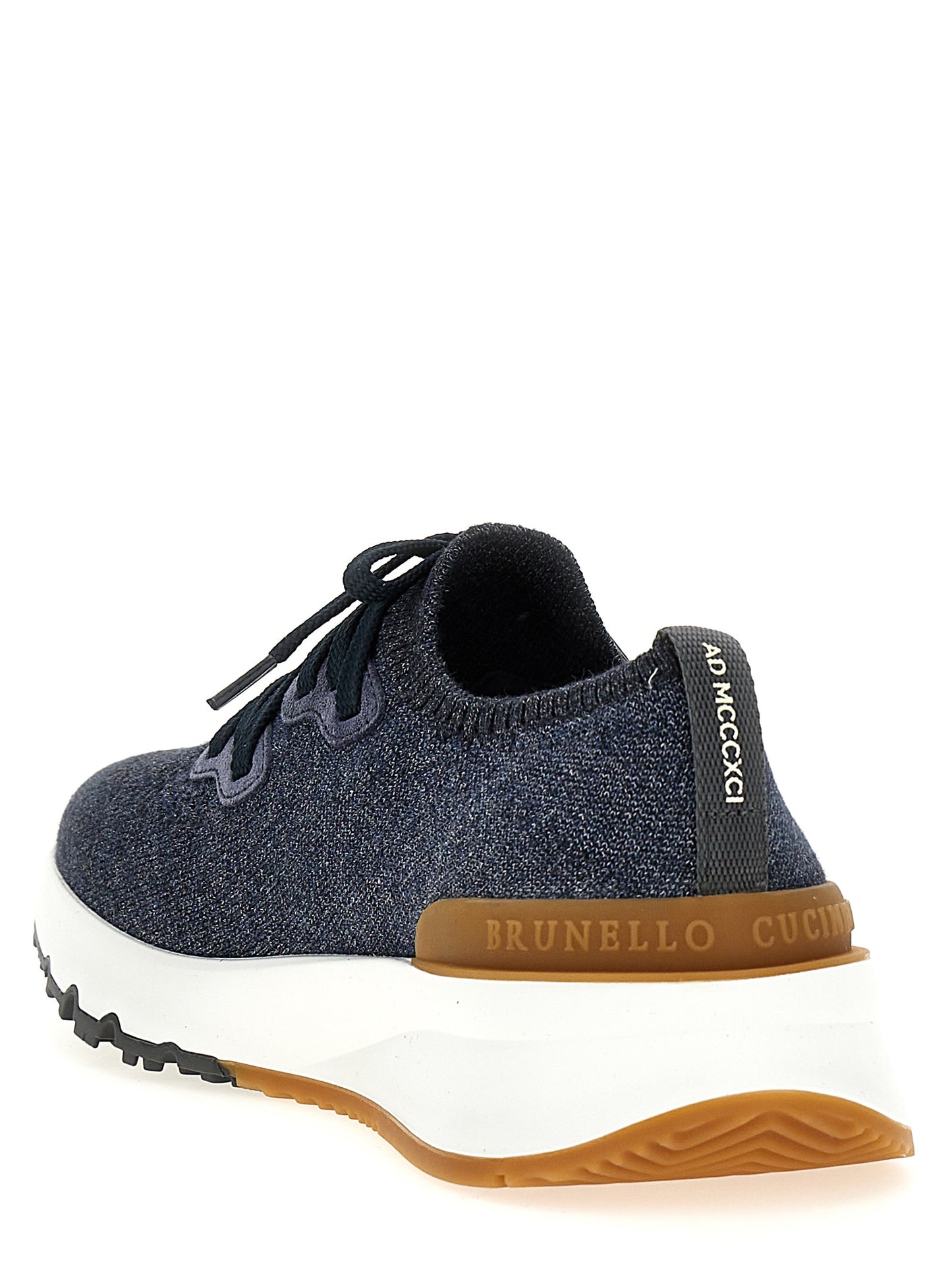Brunello Cucinelli Men Knitted Sneakers BRUNELLO CUCINELLI