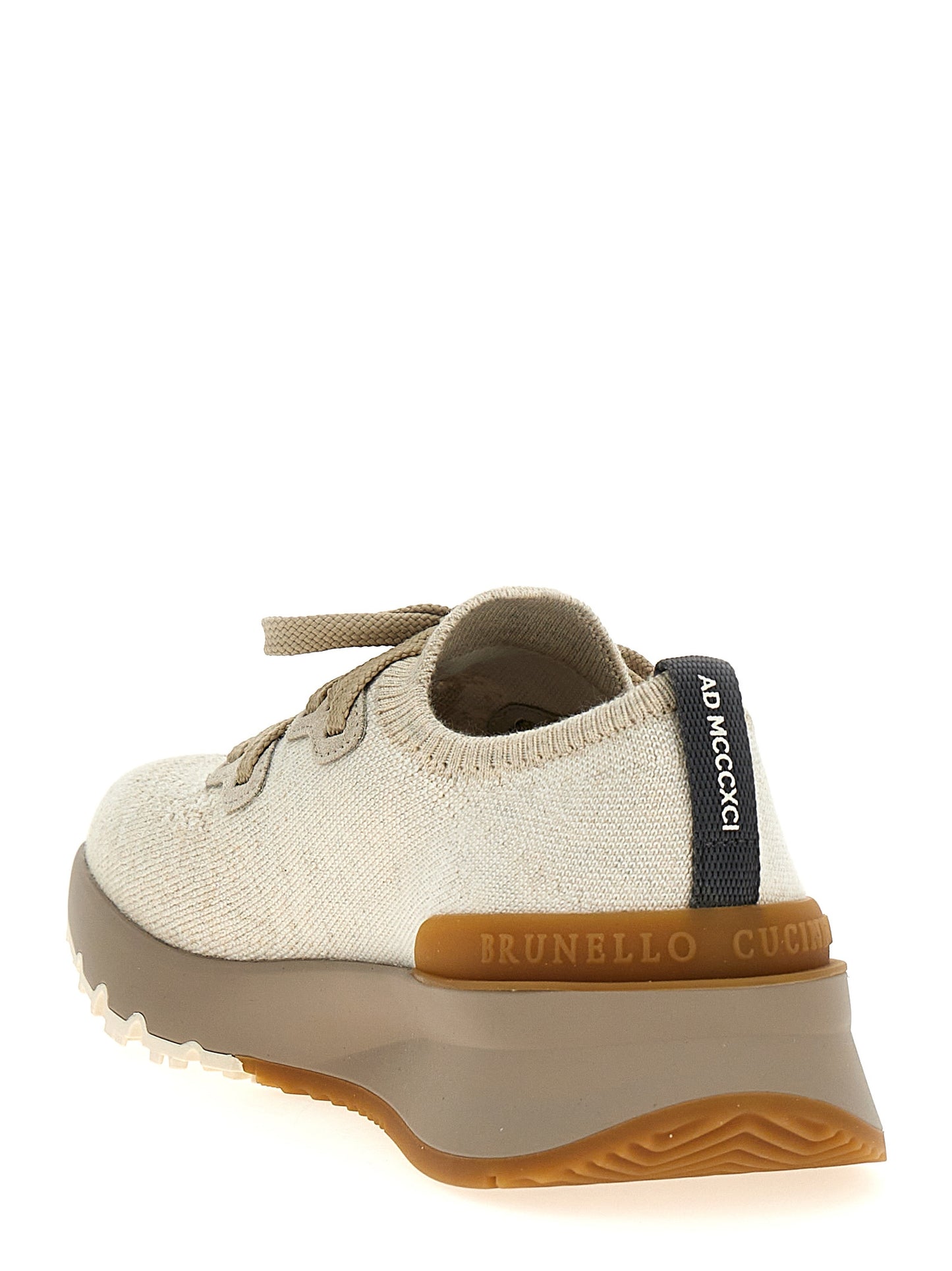 Brunello Cucinelli Men Knitted Sneakers BRUNELLO CUCINELLI