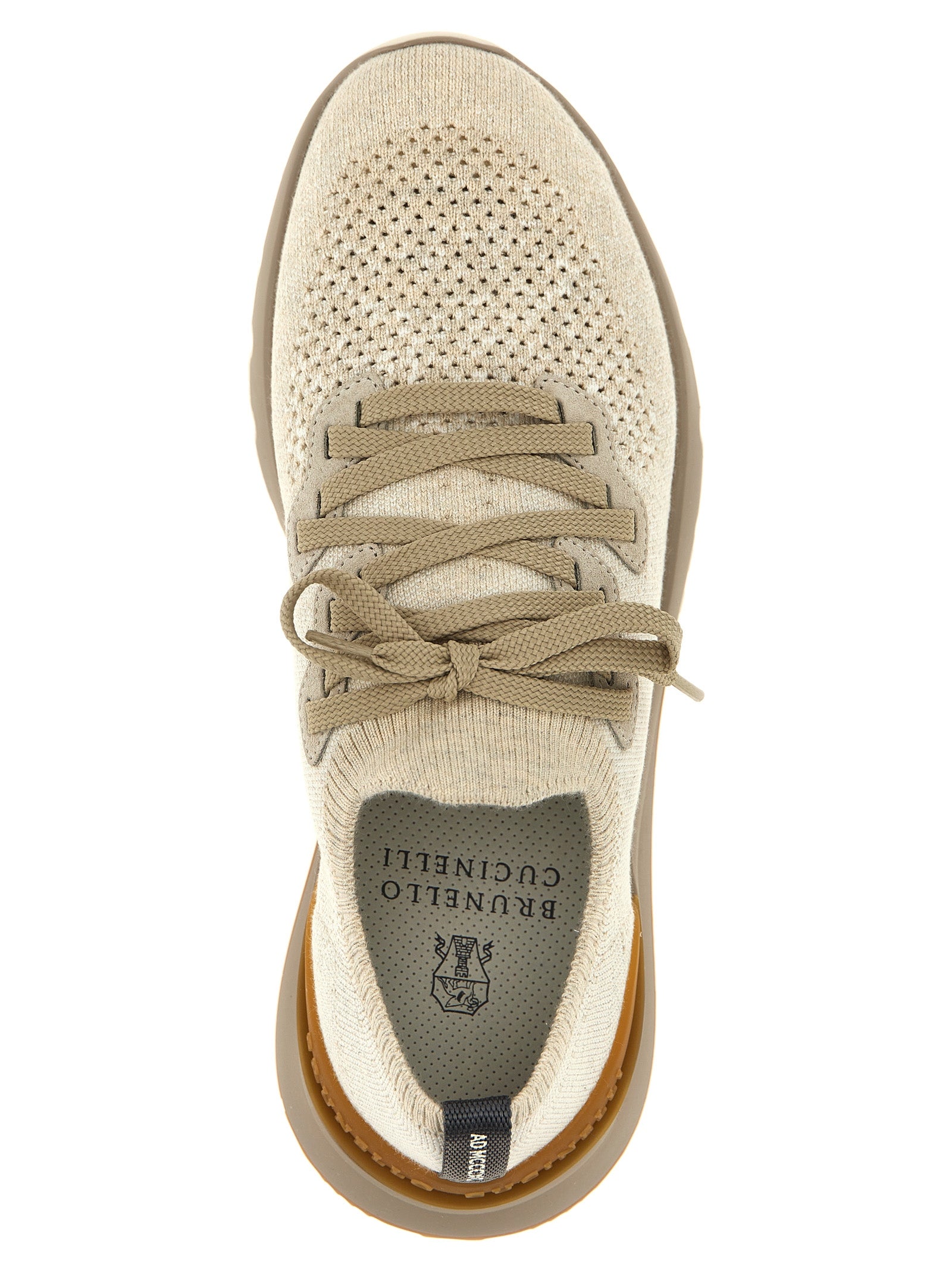 Brunello Cucinelli Men Knitted Sneakers BRUNELLO CUCINELLI