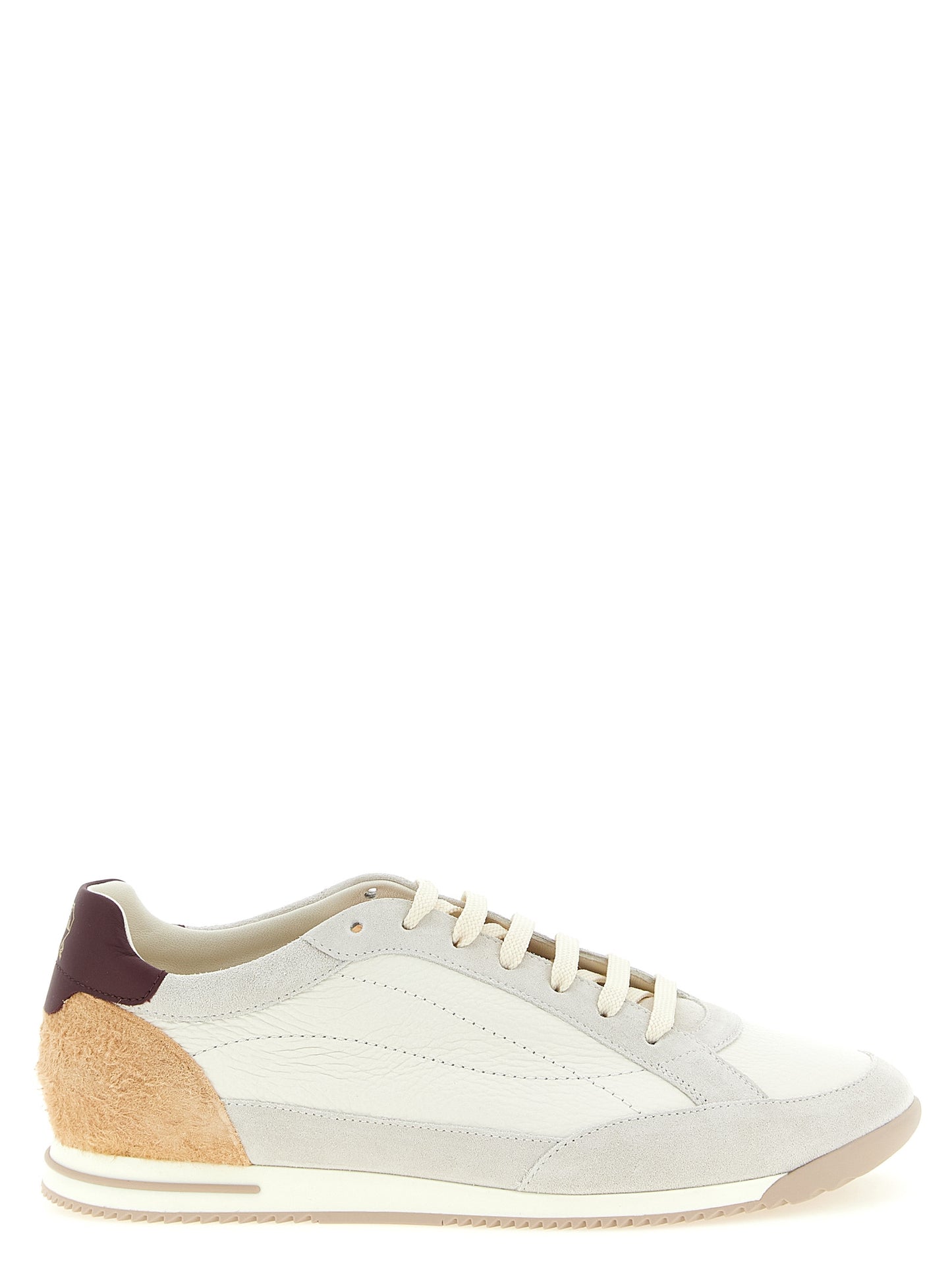 Brunello Cucinelli Men Deer And Suede Sneakers BRUNELLO CUCINELLI