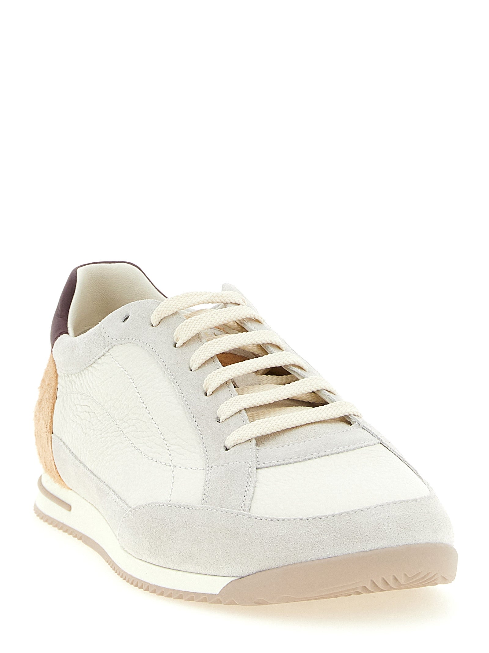 Brunello Cucinelli Men Deer And Suede Sneakers BRUNELLO CUCINELLI