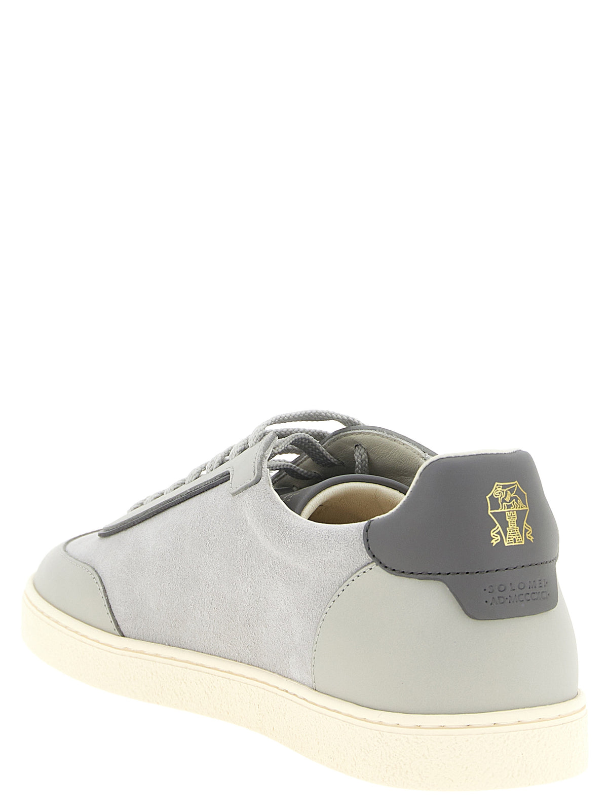 Brunello Cucinelli Men Leather And Suede Sneakers BRUNELLO CUCINELLI