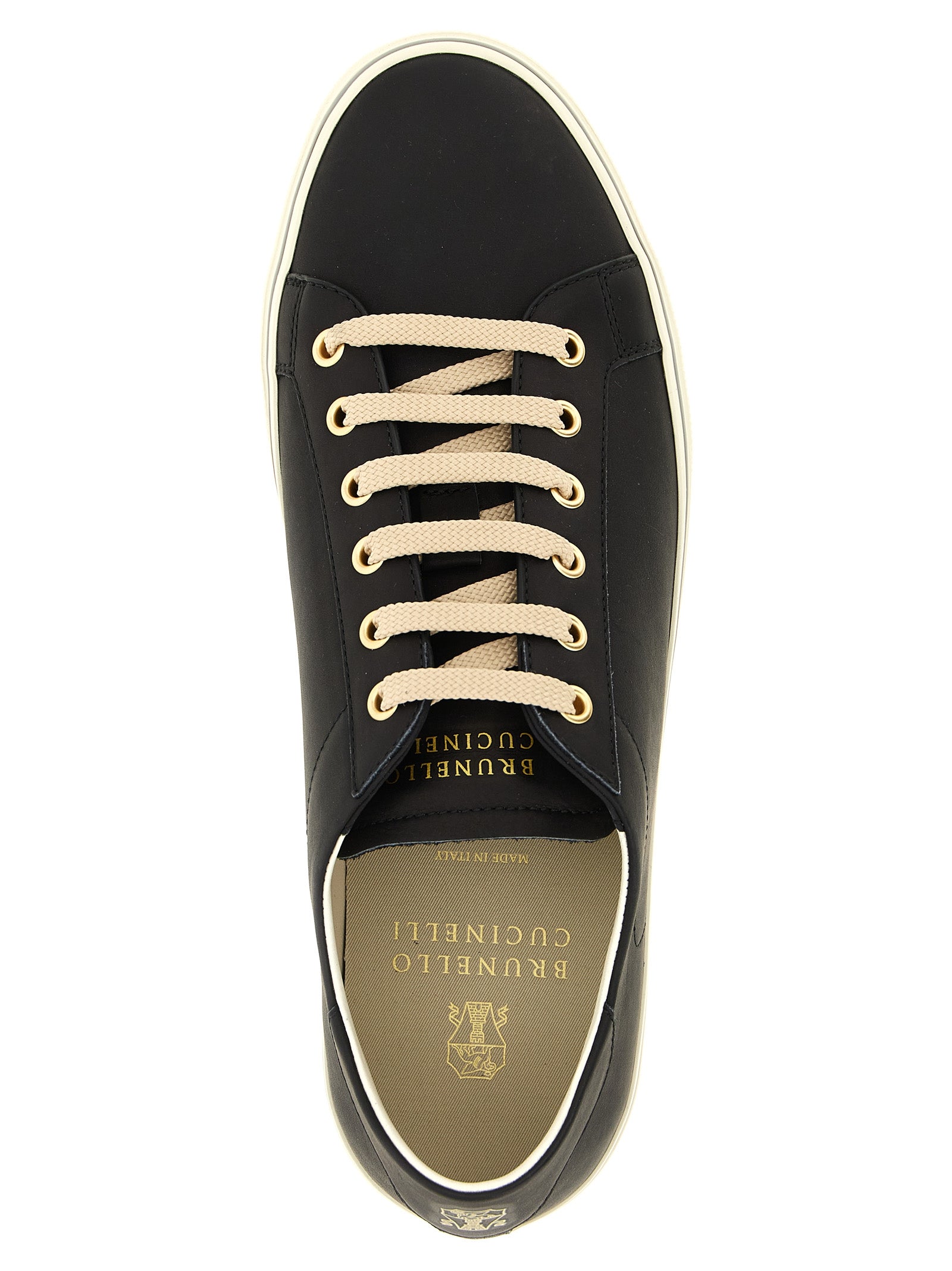 Brunello Cucinelli Men Leather Sneakers BRUNELLO CUCINELLI