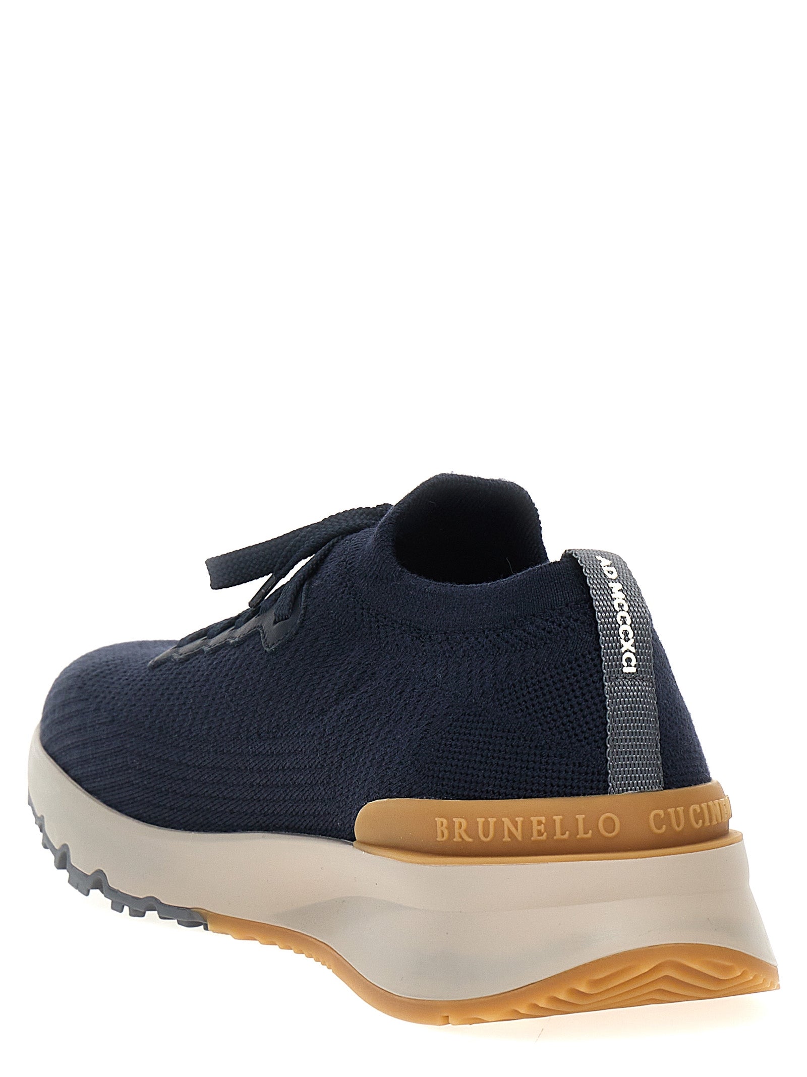 Brunello Cucinelli Men Knitted Sneakers BRUNELLO CUCINELLI