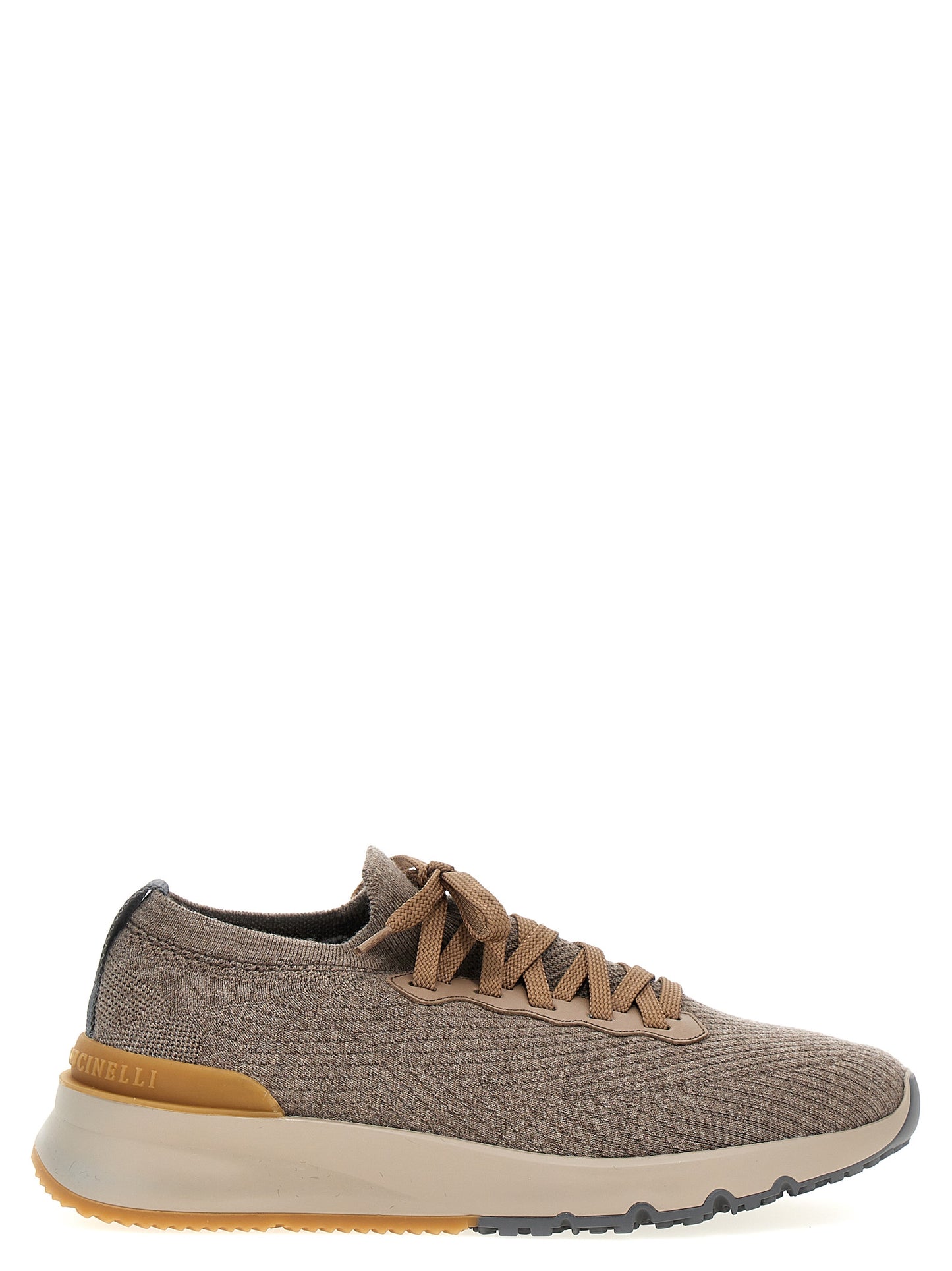 Brunello Cucinelli Men Knitted Sneakers BRUNELLO CUCINELLI