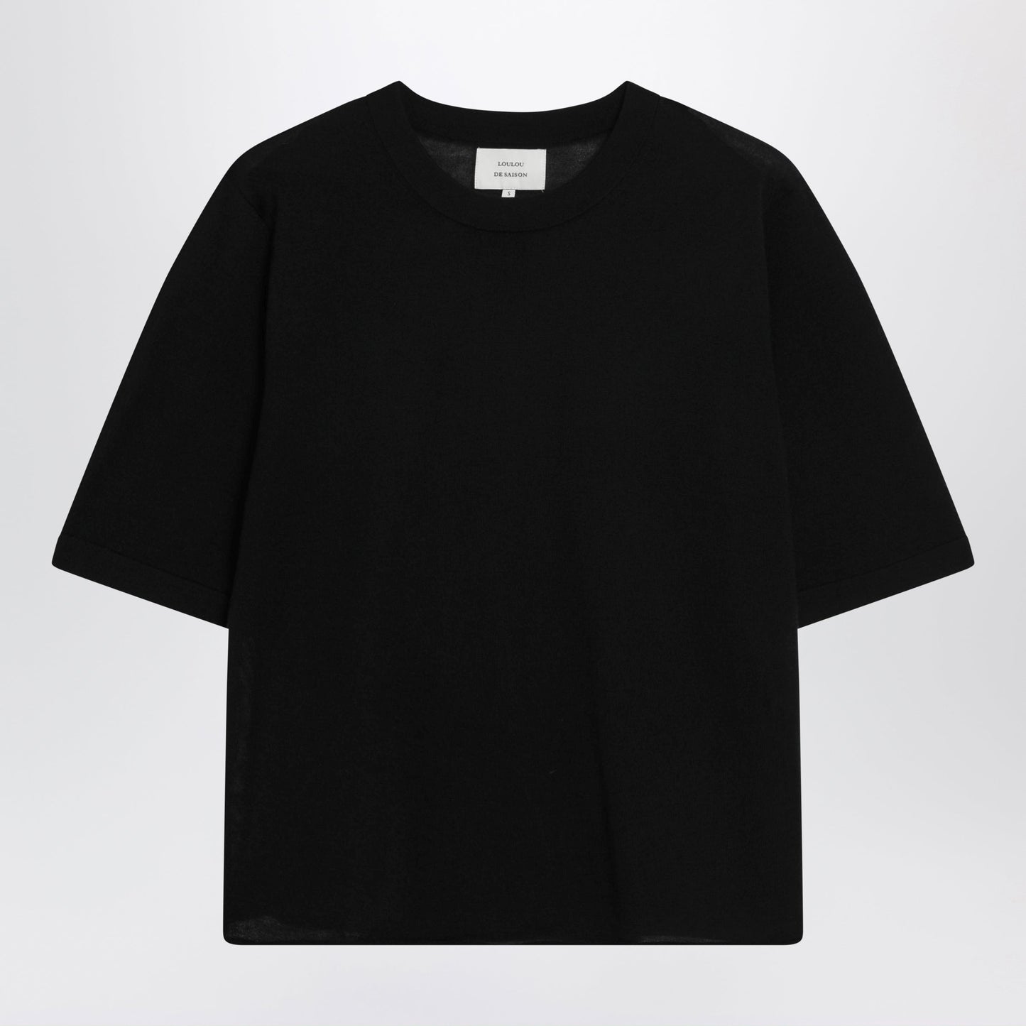 Loulou De Saison Black Nala Fluid Cashmere Top Women LouLou De Saison