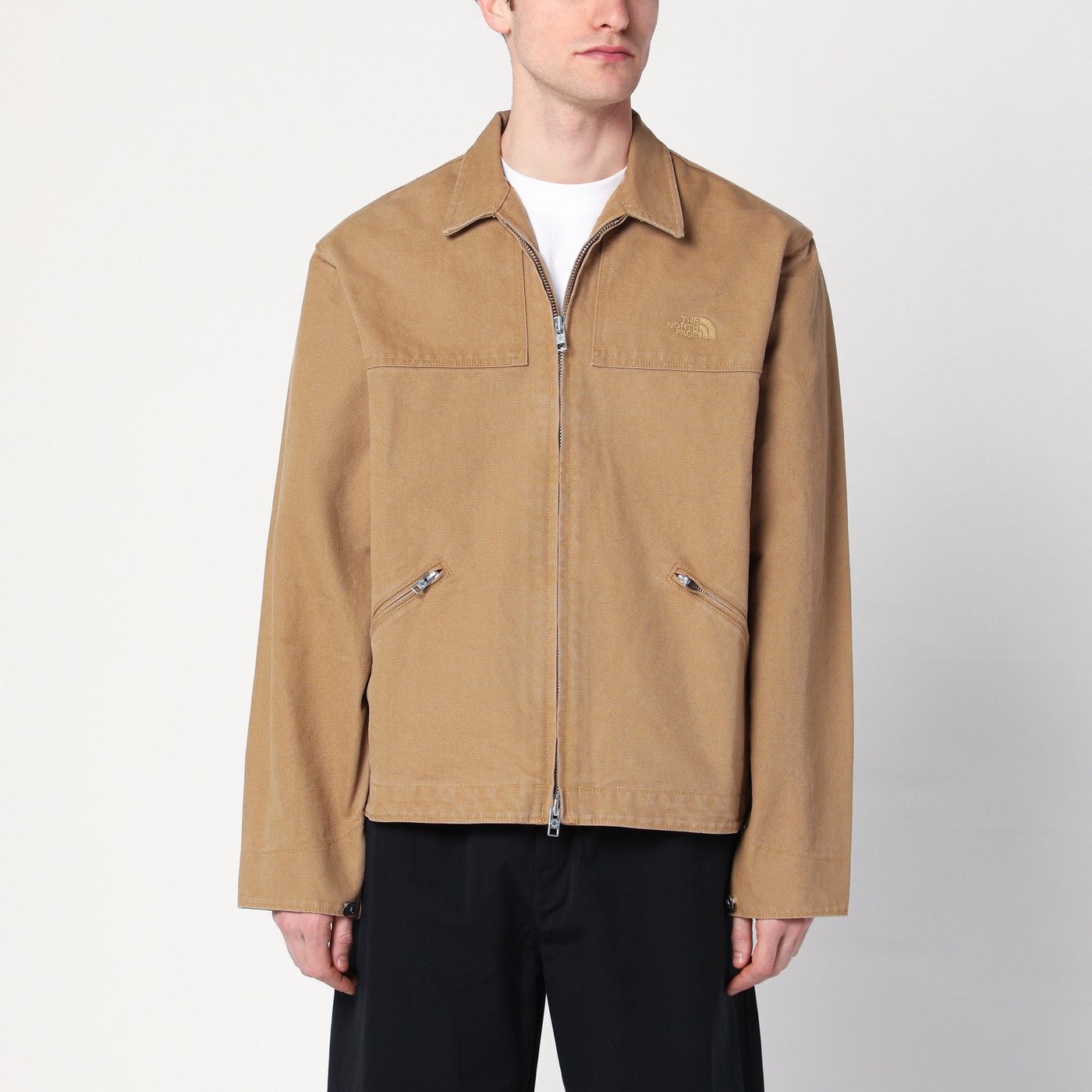 The North Face Light Brown Canvas Cedar Jacket Men THE NORTH FACE