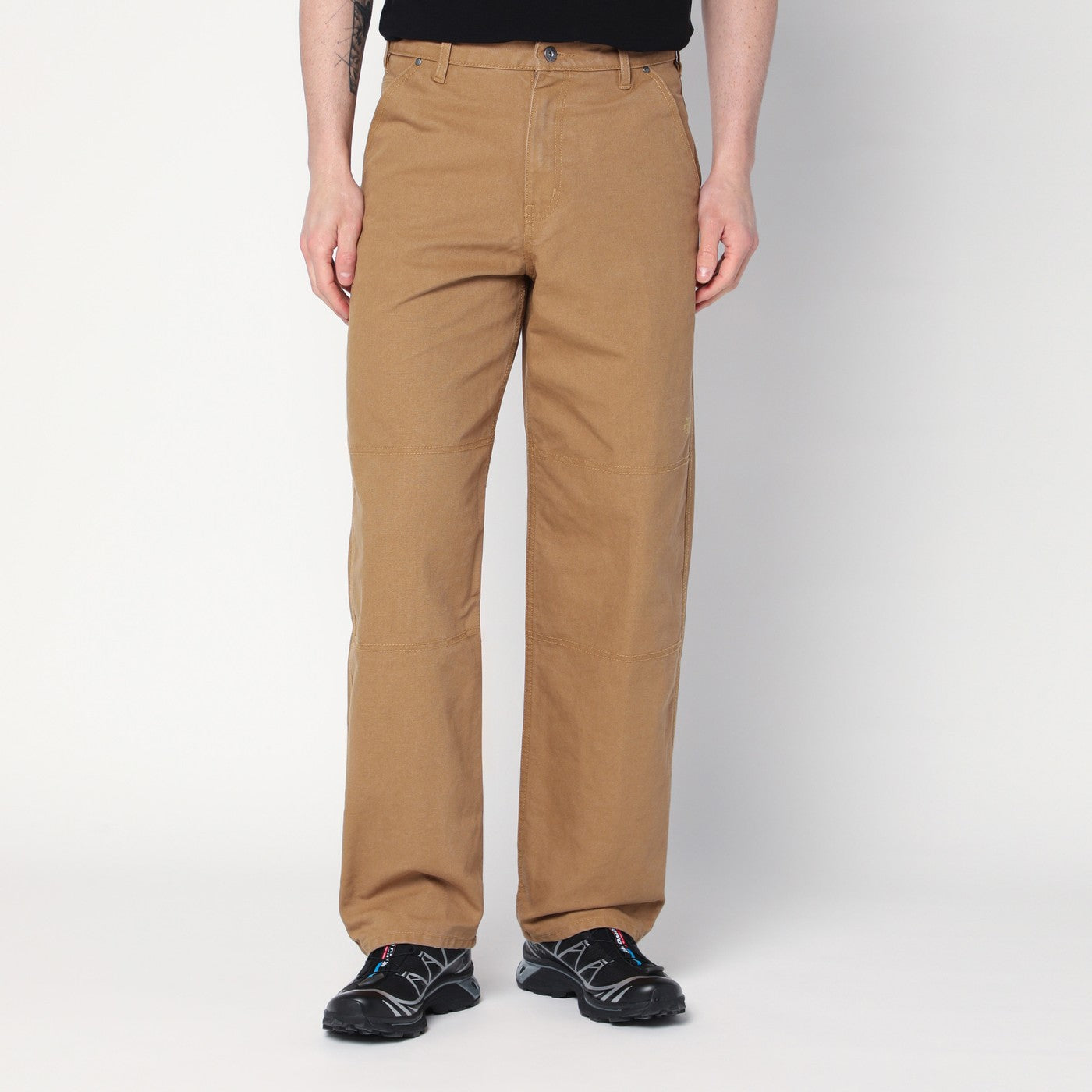 The North Face Light Brown Cedar Canvas Trousers Men THE NORTH FACE