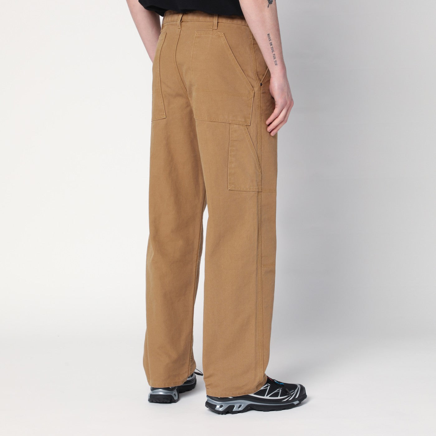 The North Face Light Brown Cedar Canvas Trousers Men THE NORTH FACE
