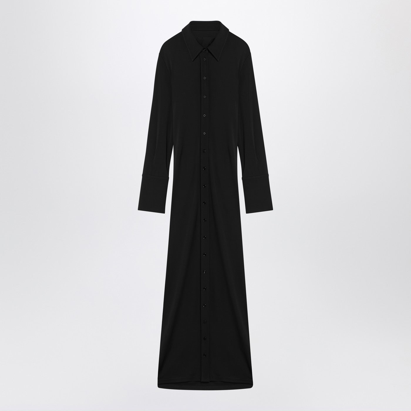 Sportmax Black Shirt Dress In Viscose Jersey Women SPORTMAX
