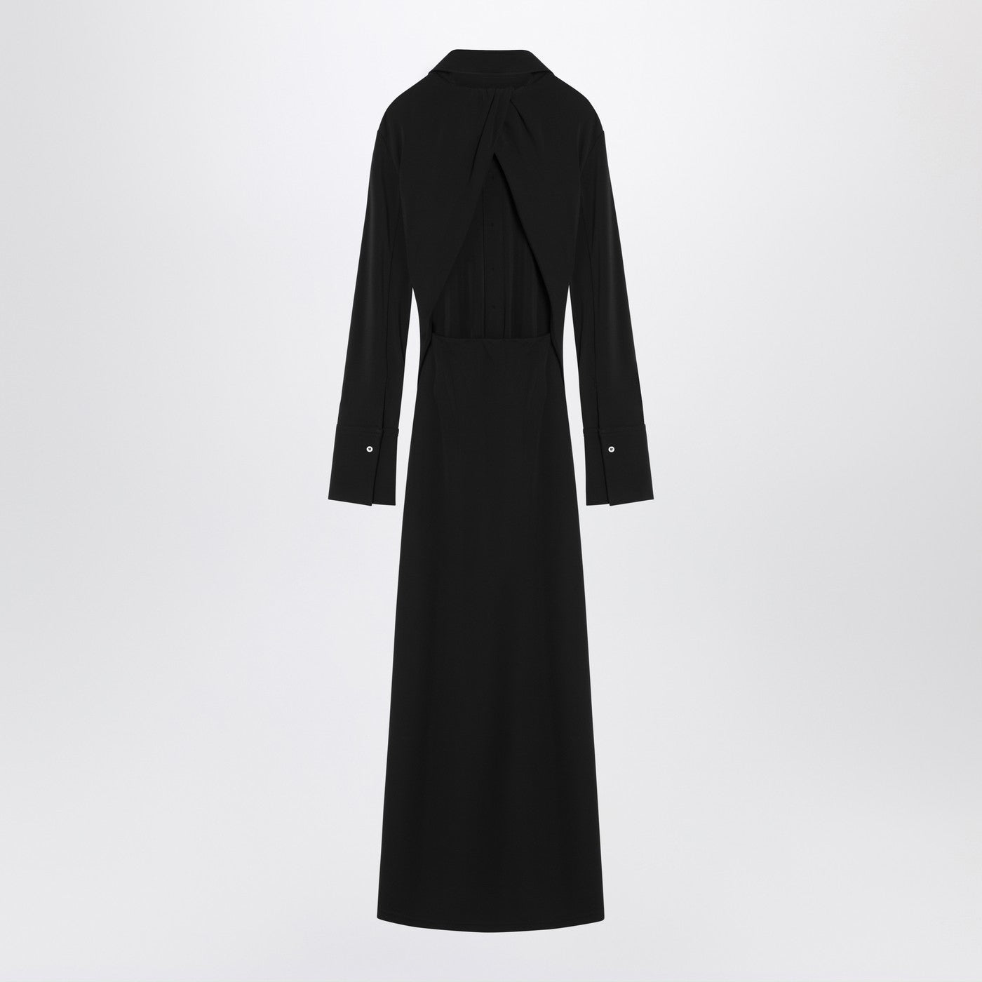Sportmax Black Shirt Dress In Viscose Jersey Women SPORTMAX