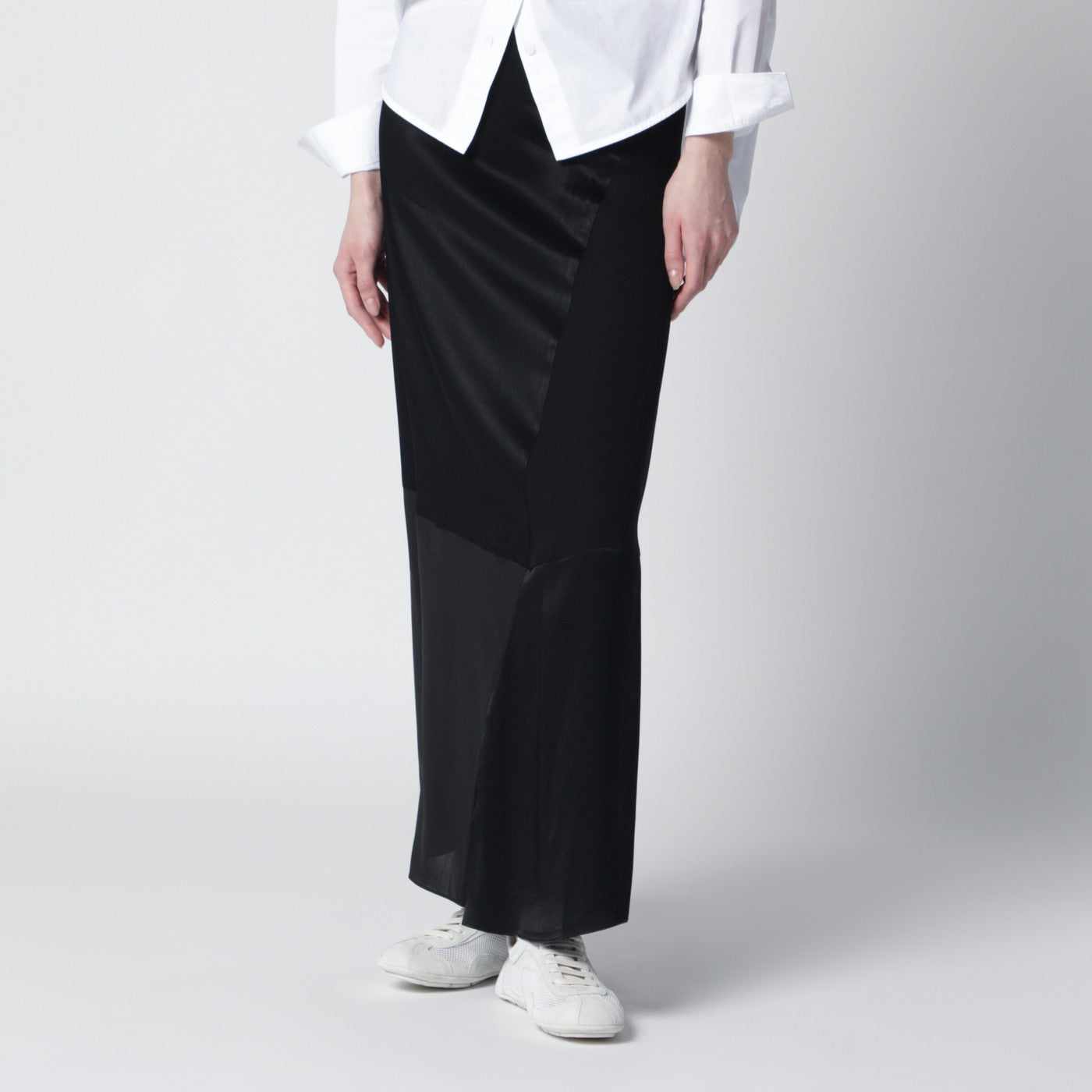 6397 Black Patchwork Skirt Women 6397