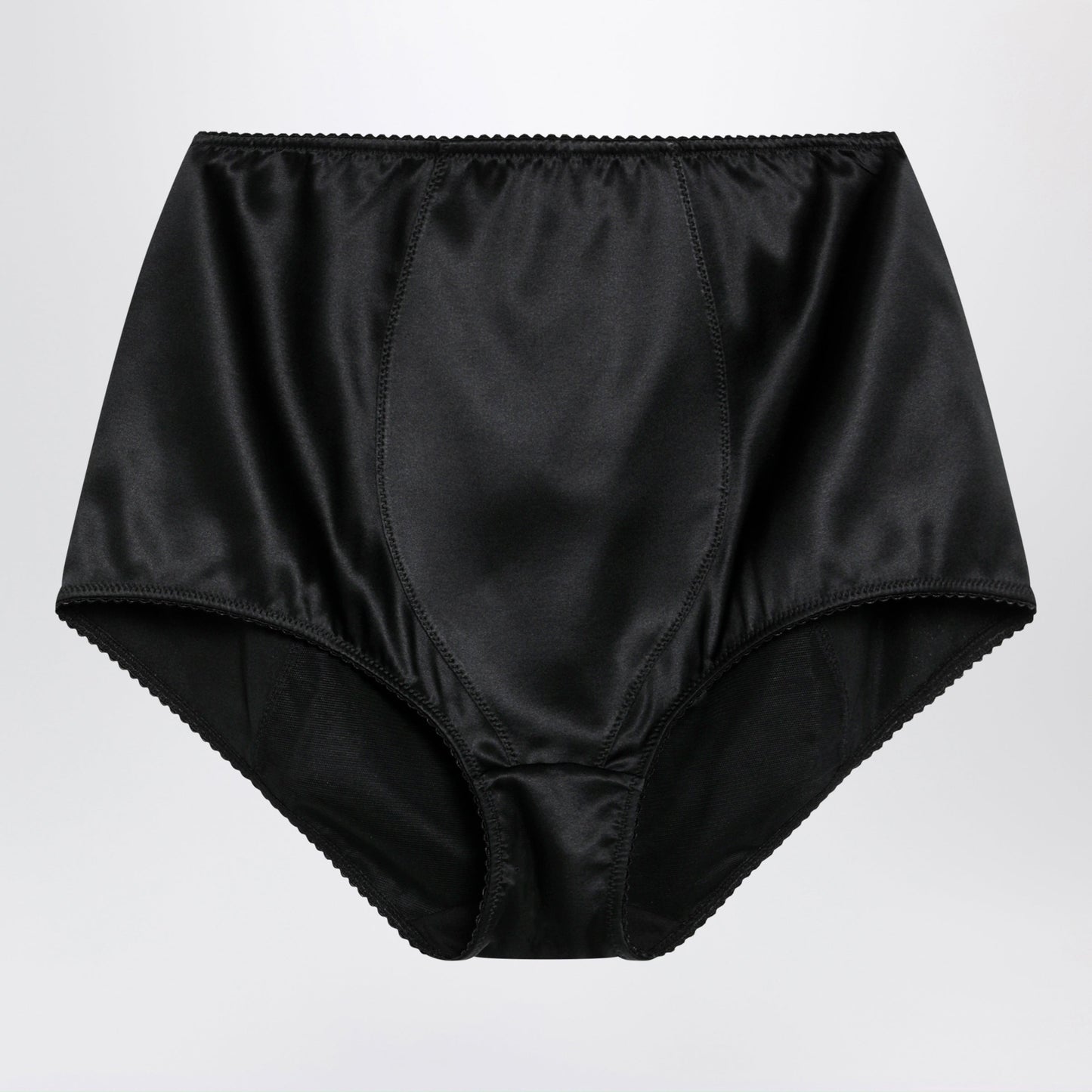Dolce&Gabbana Black Satin Culottes Women DOLCE & GABBANA