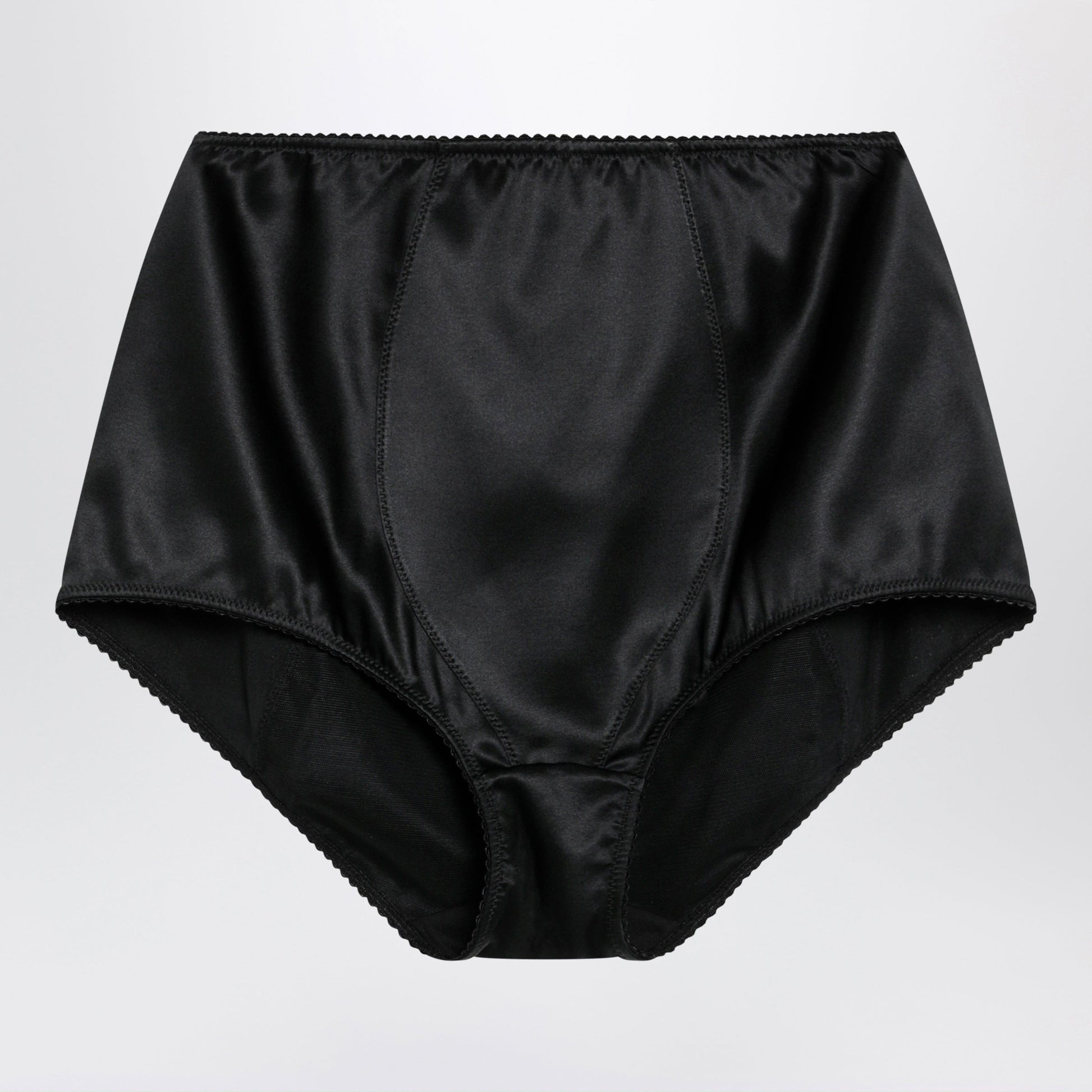 Dolce&Gabbana Black Satin Culottes Women DOLCE & GABBANA
